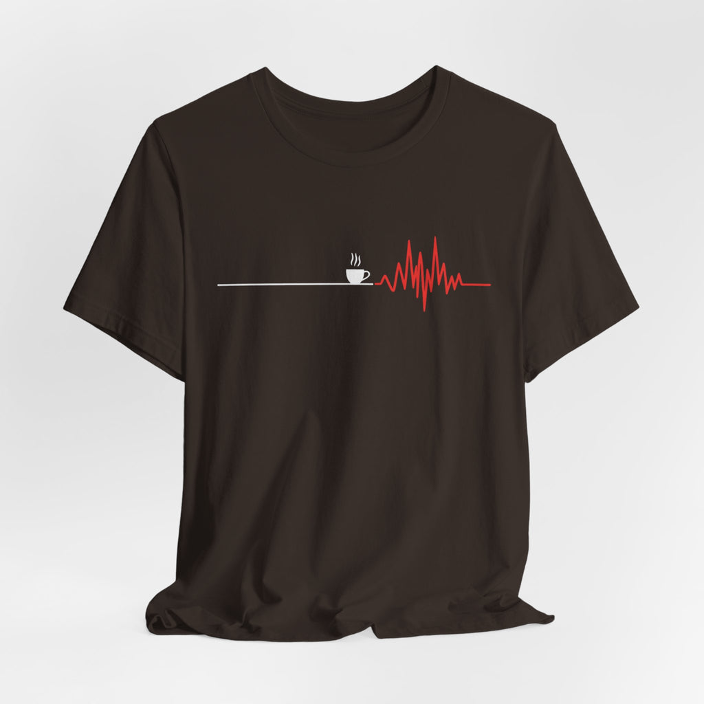 Coffee Heartbeat tee — product photo 13