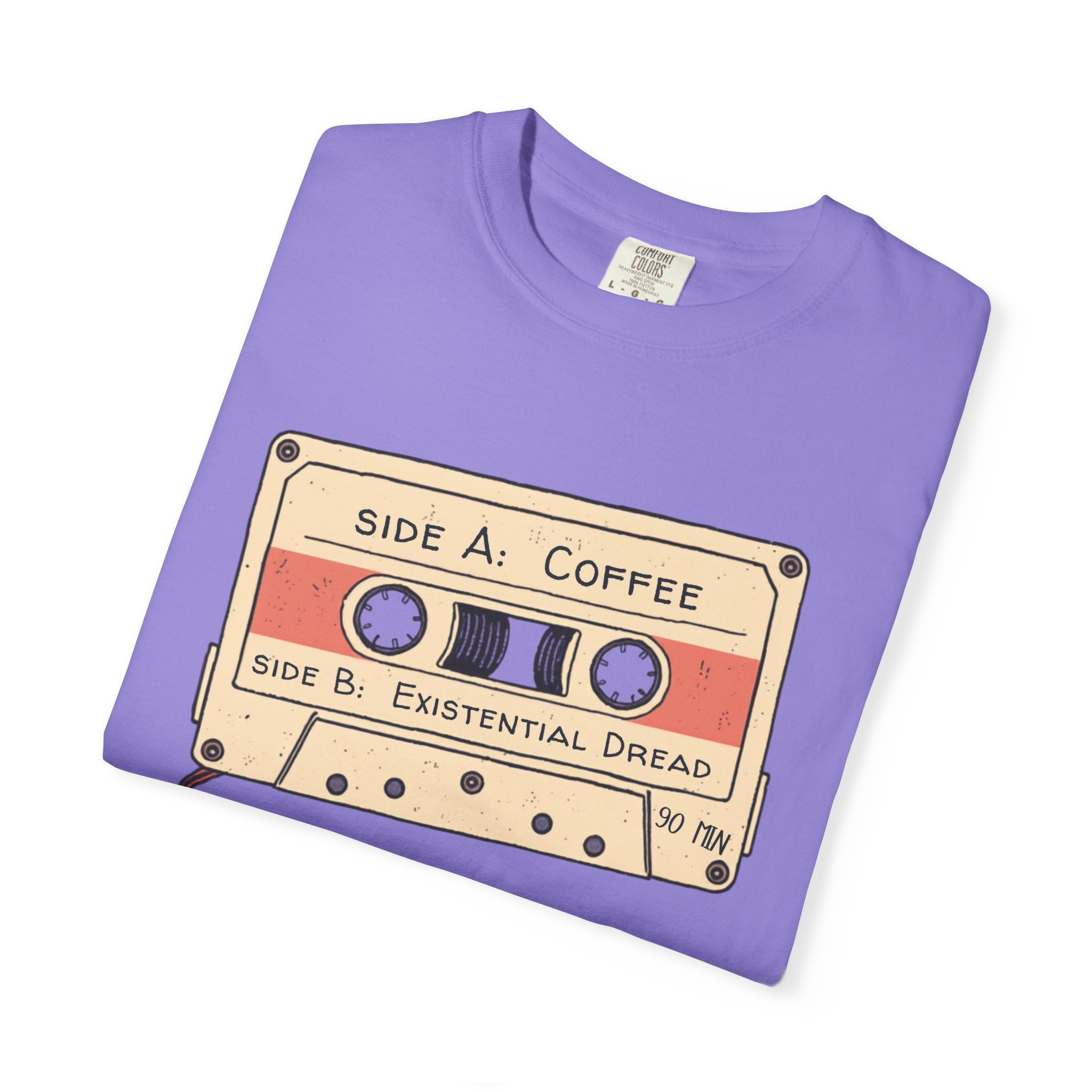 Coffee & Existential Dread cassette tee — product photo 38