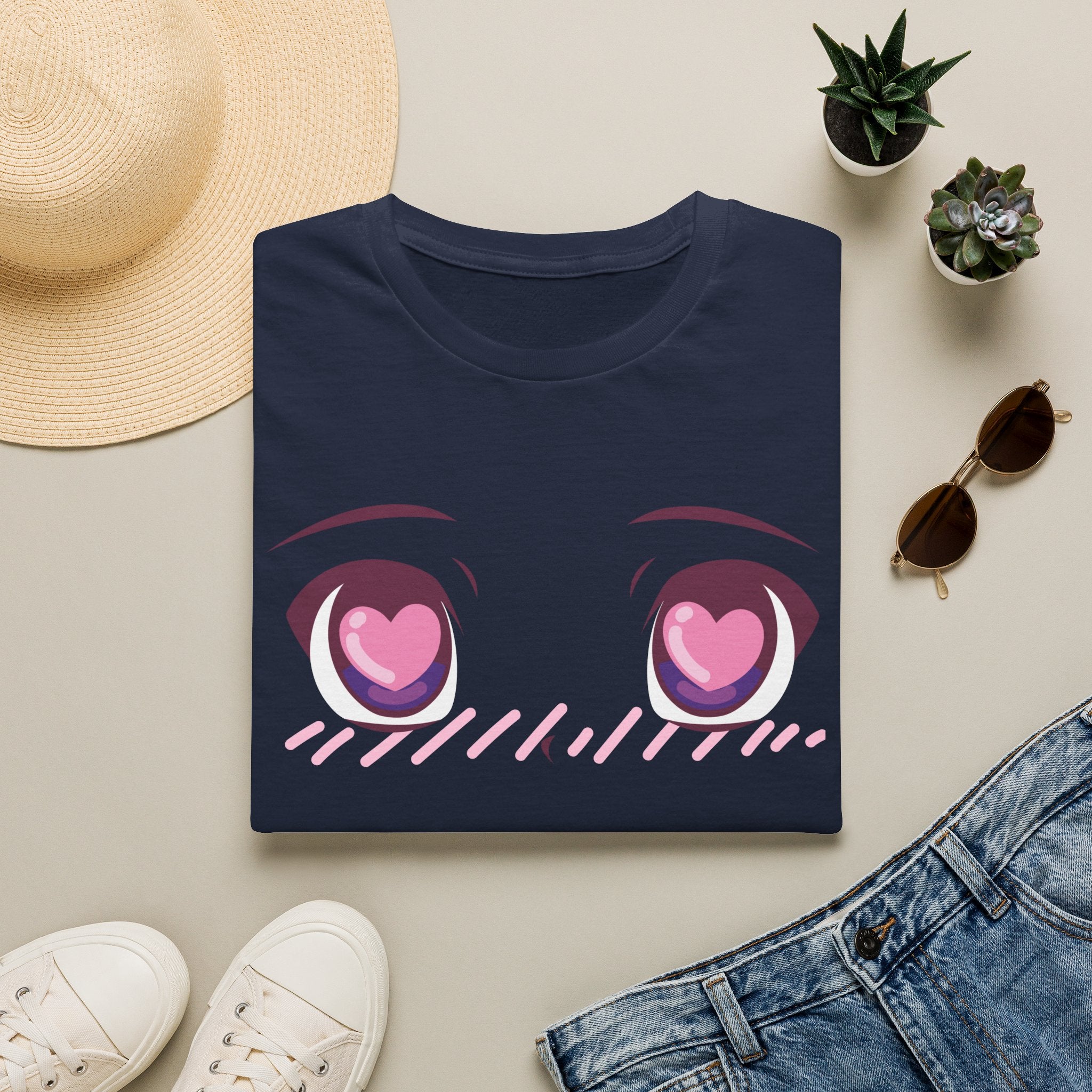 Kawaii Heart Eyes tee — product photo 10