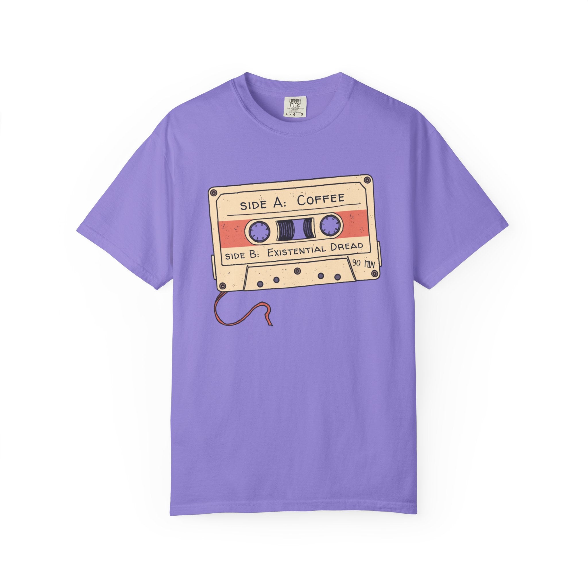 Coffee & Existential Dread cassette tee — product photo 9