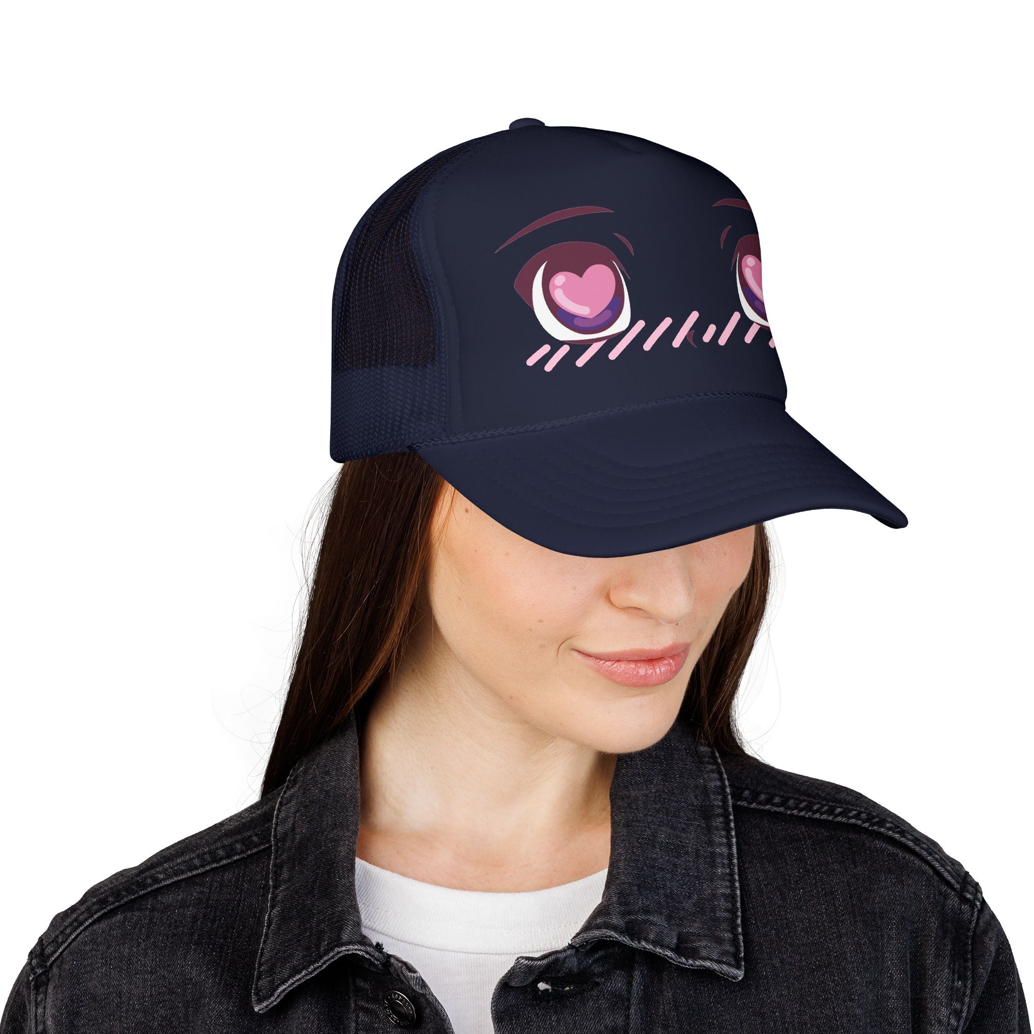 Heart Eyes trucker hat — product photo 18