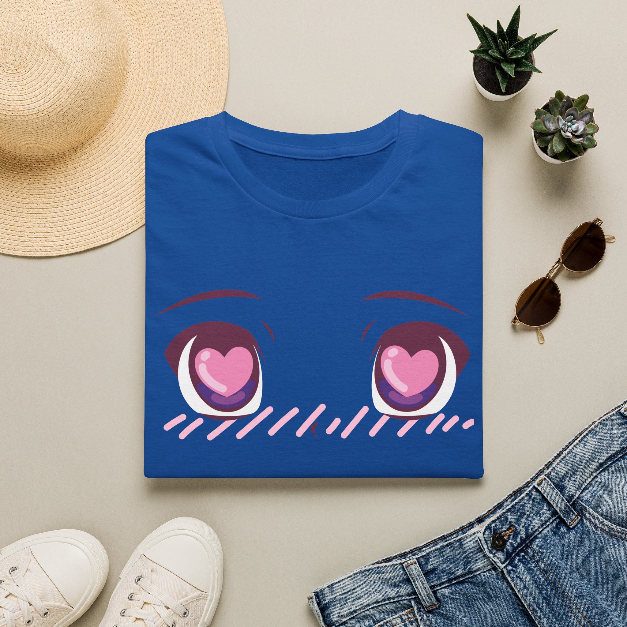 Kawaii Heart Eyes tee — product photo 9