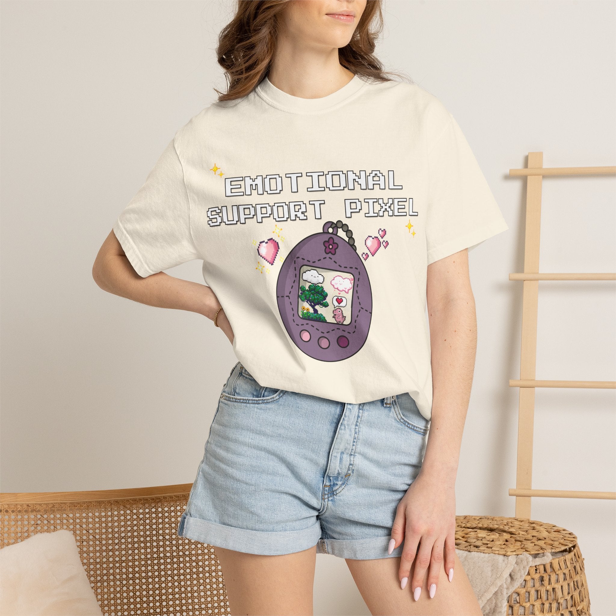 Emotional Support Pixel tee — product photo 16