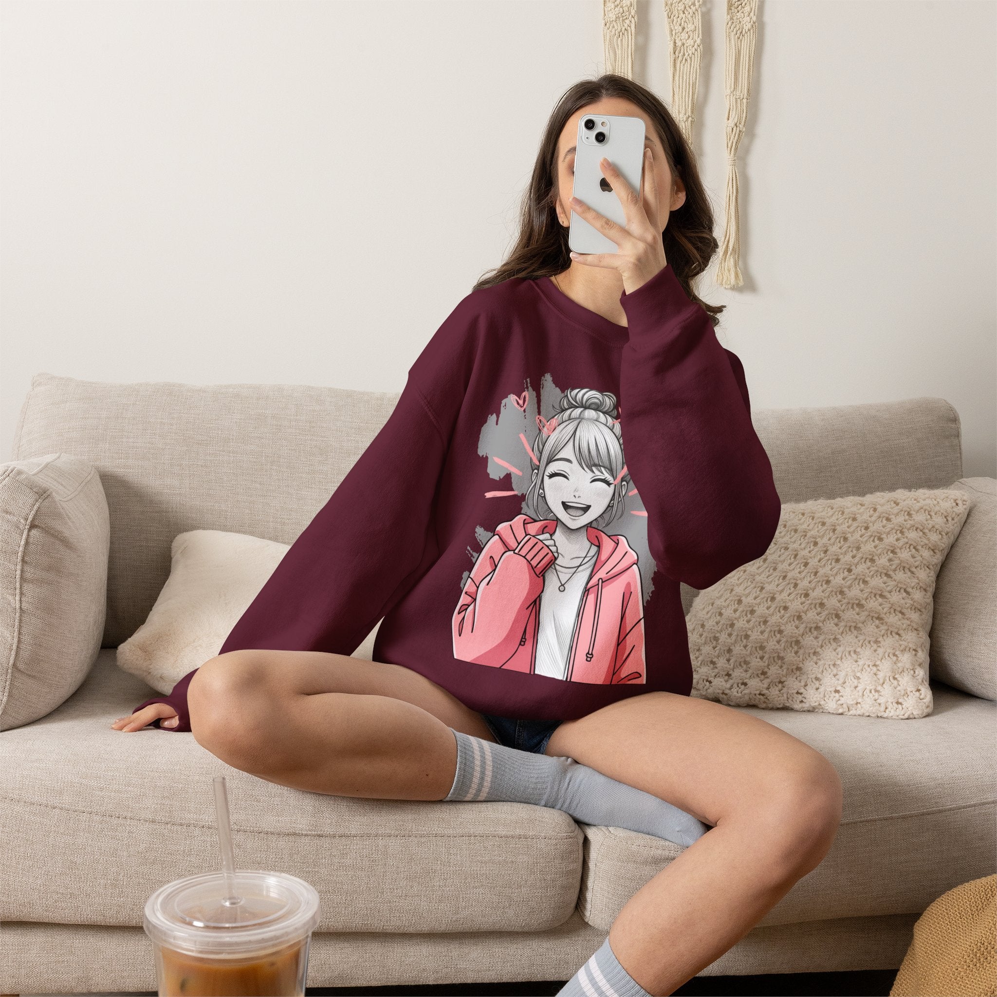 Kawaii Anime Girl sweatshirt — product photo 33