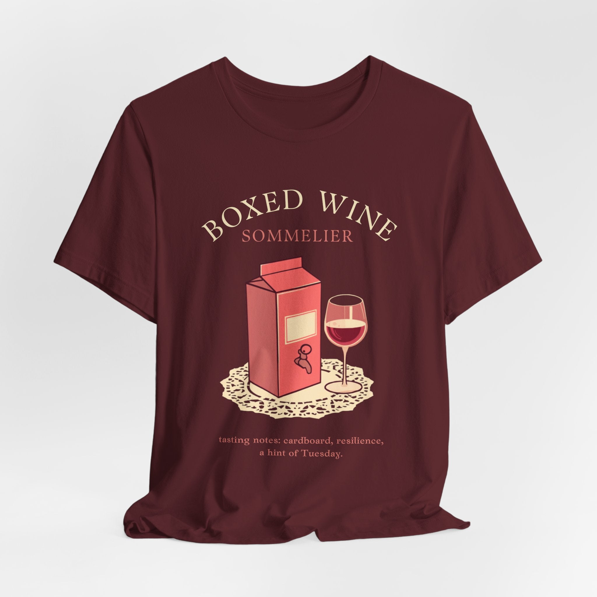 Boxed Wine Sommelier tee — product photo 40