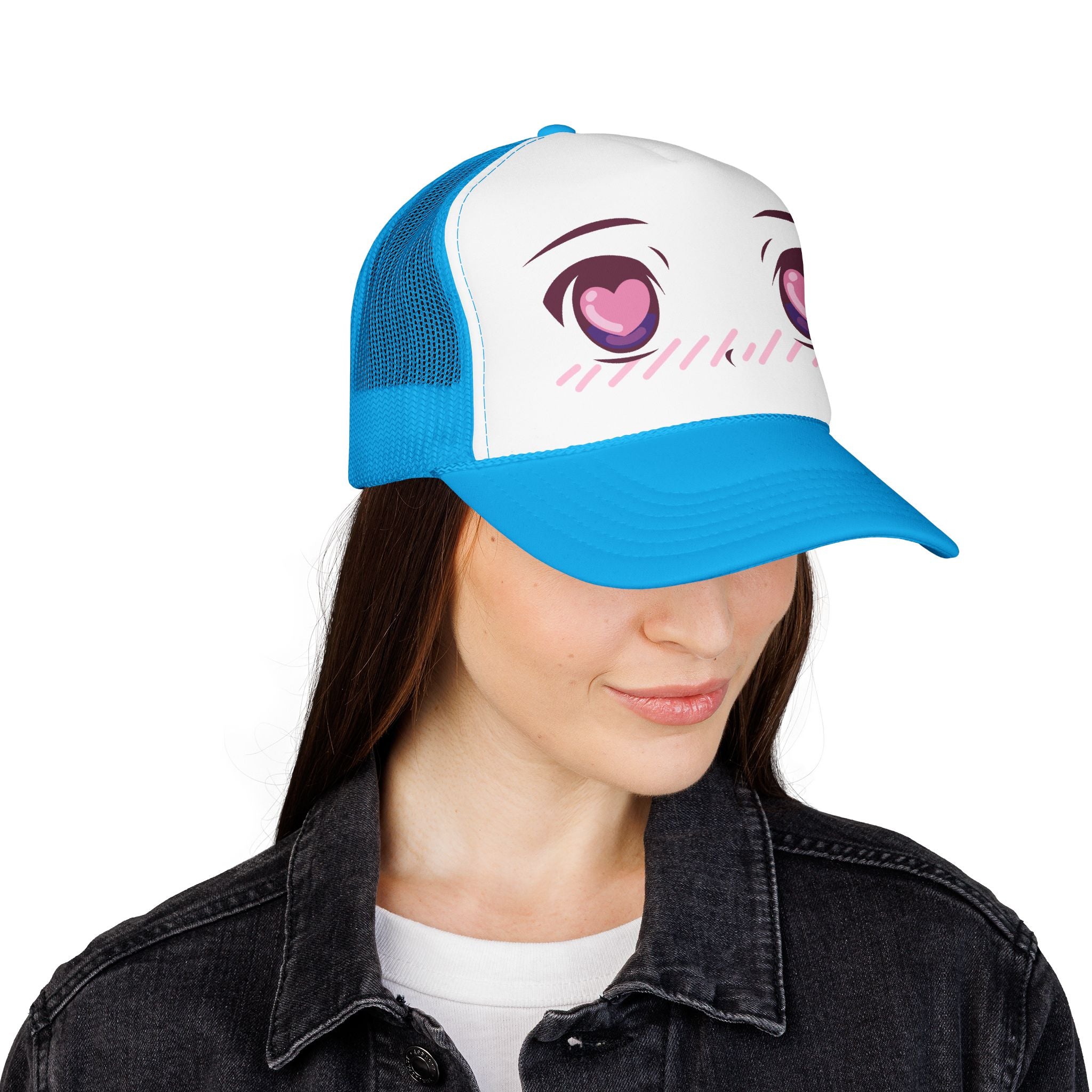 Heart Eyes trucker hat — product photo 24