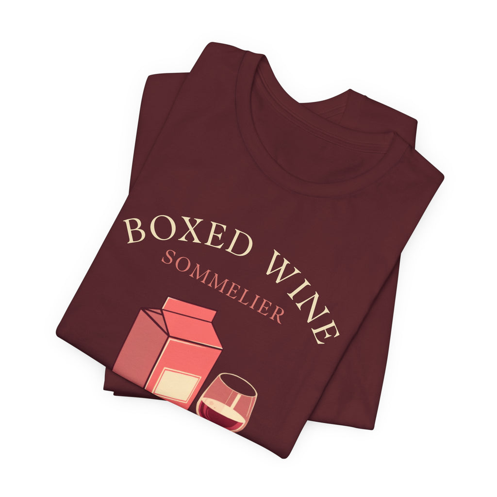 Boxed Wine Sommelier tee — product photo 39