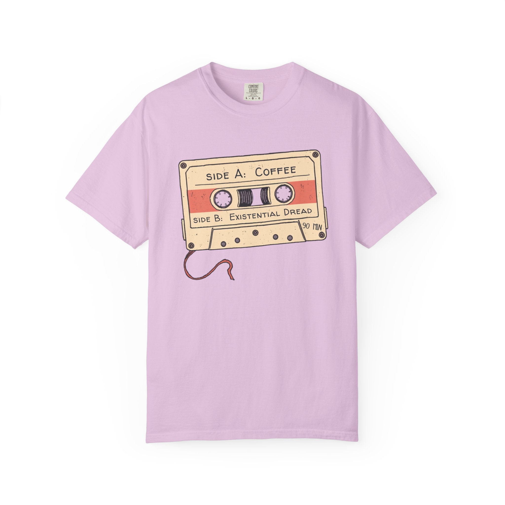 Coffee & Existential Dread cassette tee — product photo 10