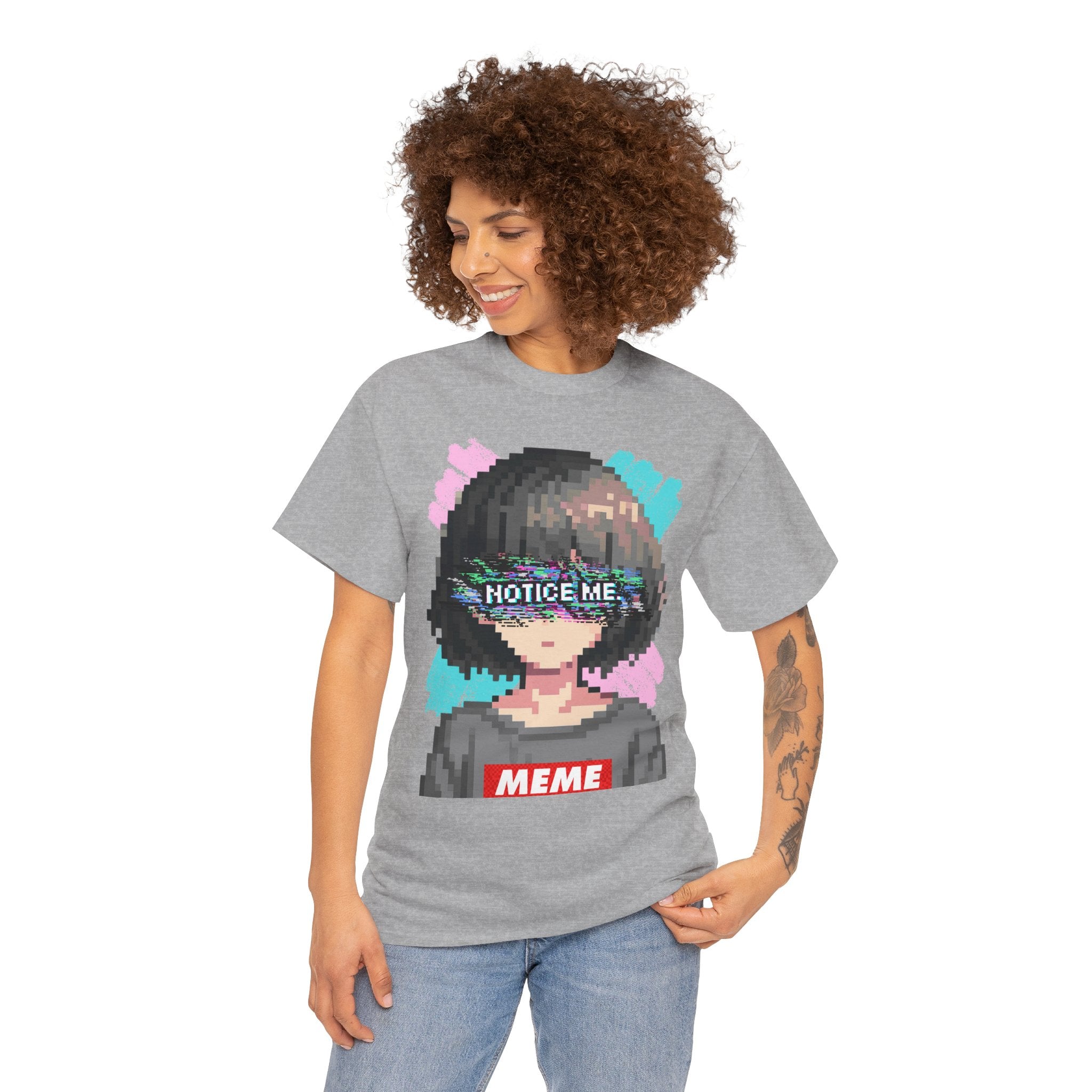 Pixel Anime Girl tee — product photo 34