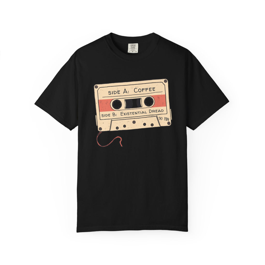 Coffee & Existential Dread cassette tee — product photo 8