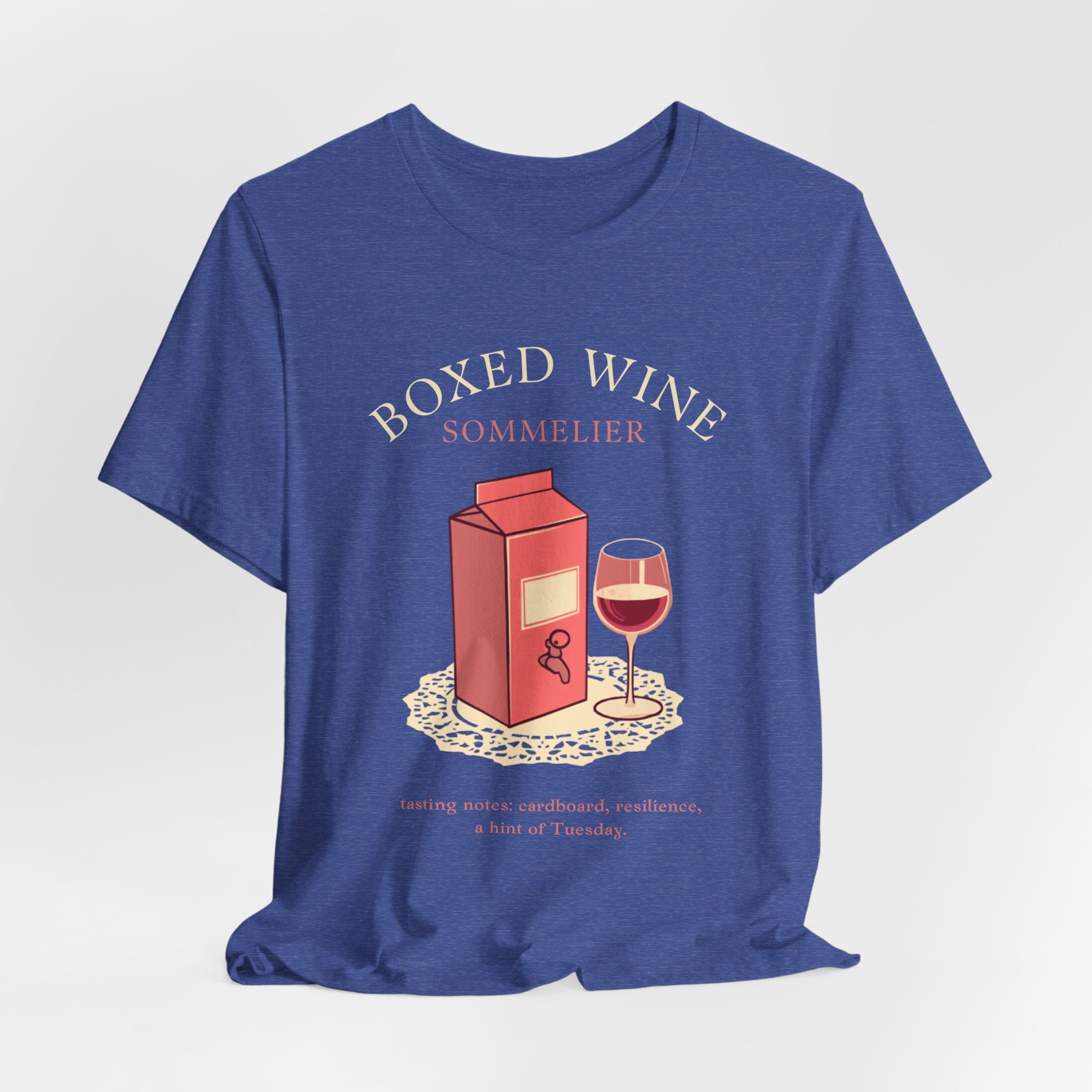 Boxed Wine Sommelier tee — product photo 25