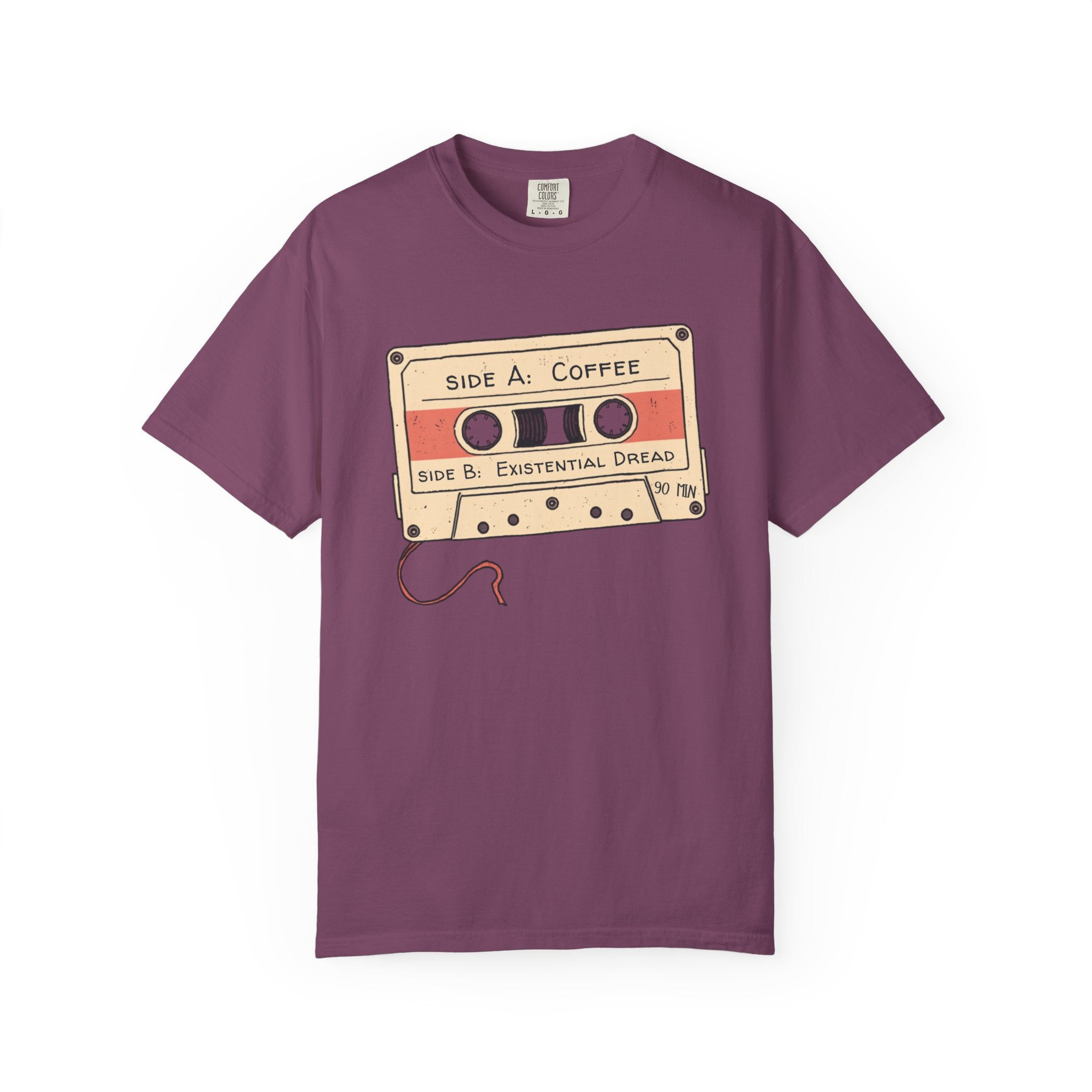 Coffee & Existential Dread cassette tee — product photo 12