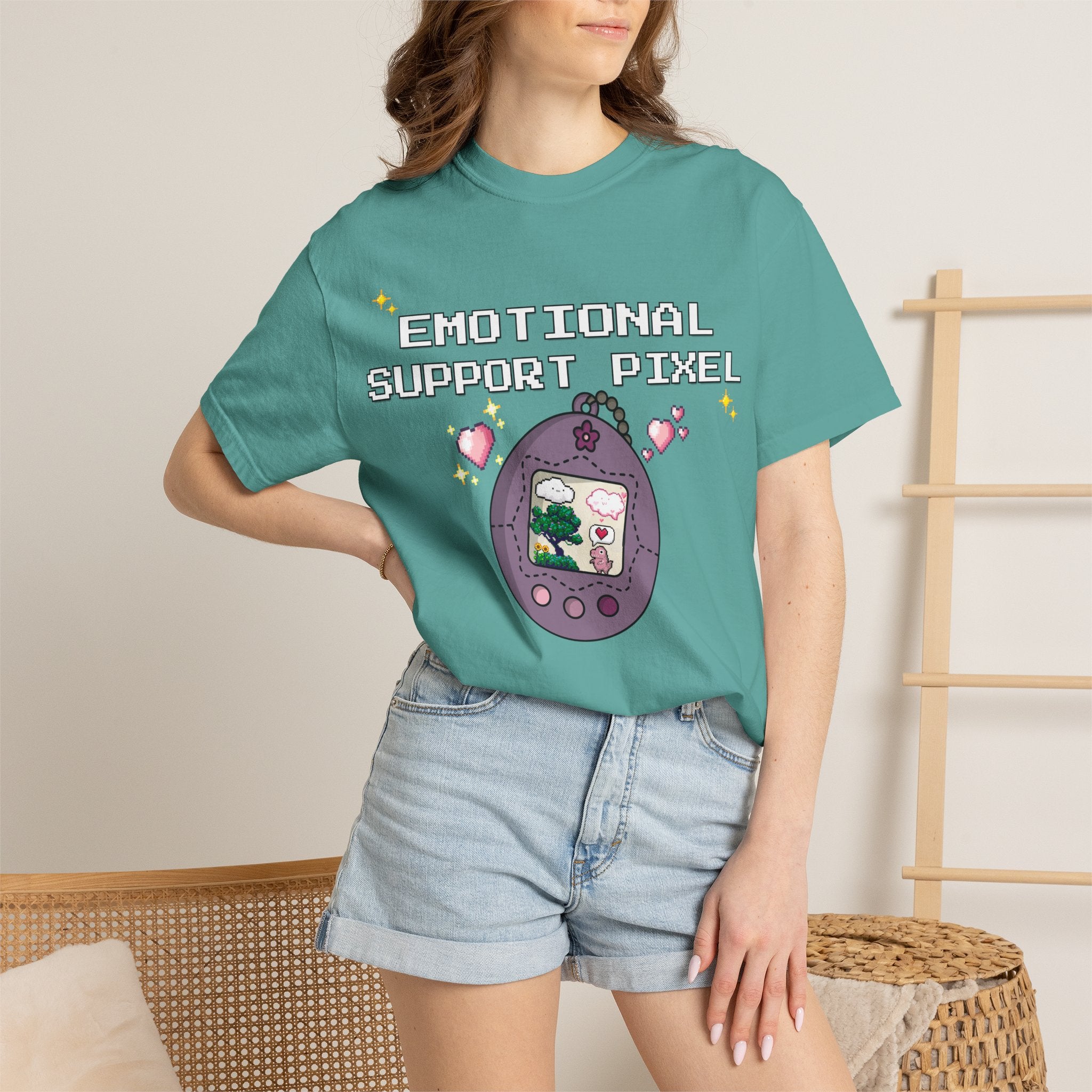 Emotional Support Pixel tee — product photo 22