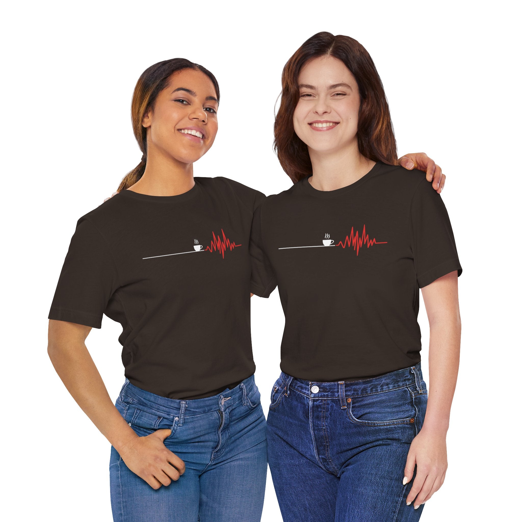 Coffee Heartbeat tee — product photo 14