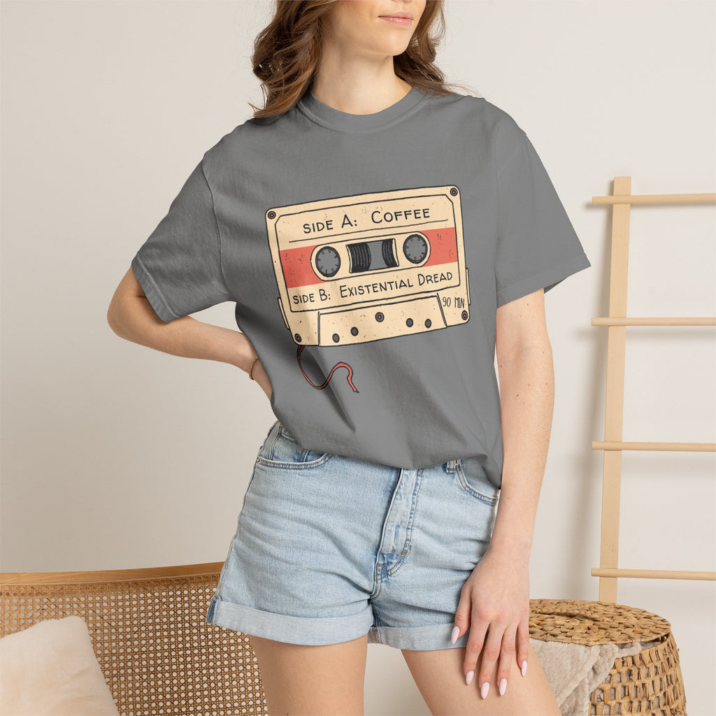 Coffee & Existential Dread cassette tee — product photo 21