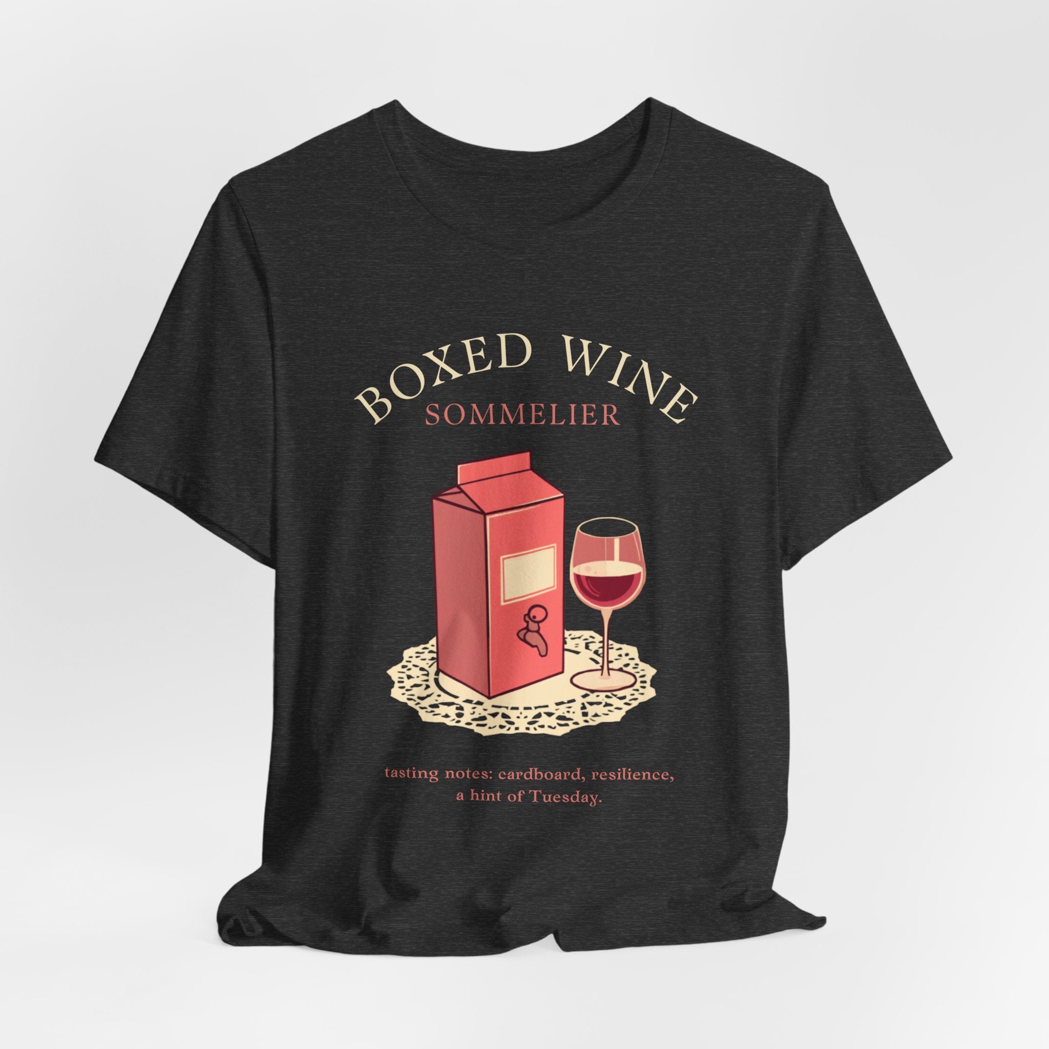 Boxed Wine Sommelier tee — product photo 30