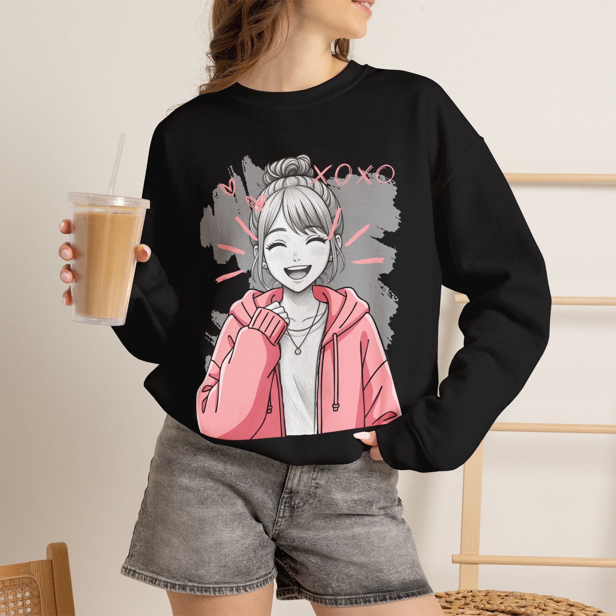 Kawaii Anime Girl sweatshirt — product photo 18