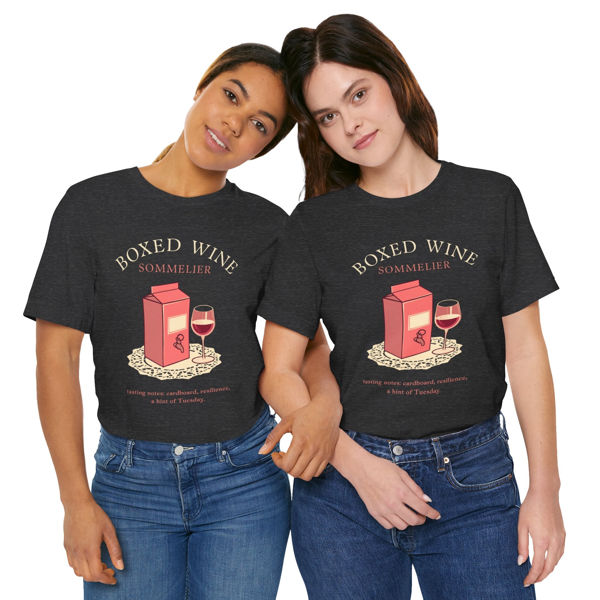 Boxed Wine Sommelier tee — product photo 31