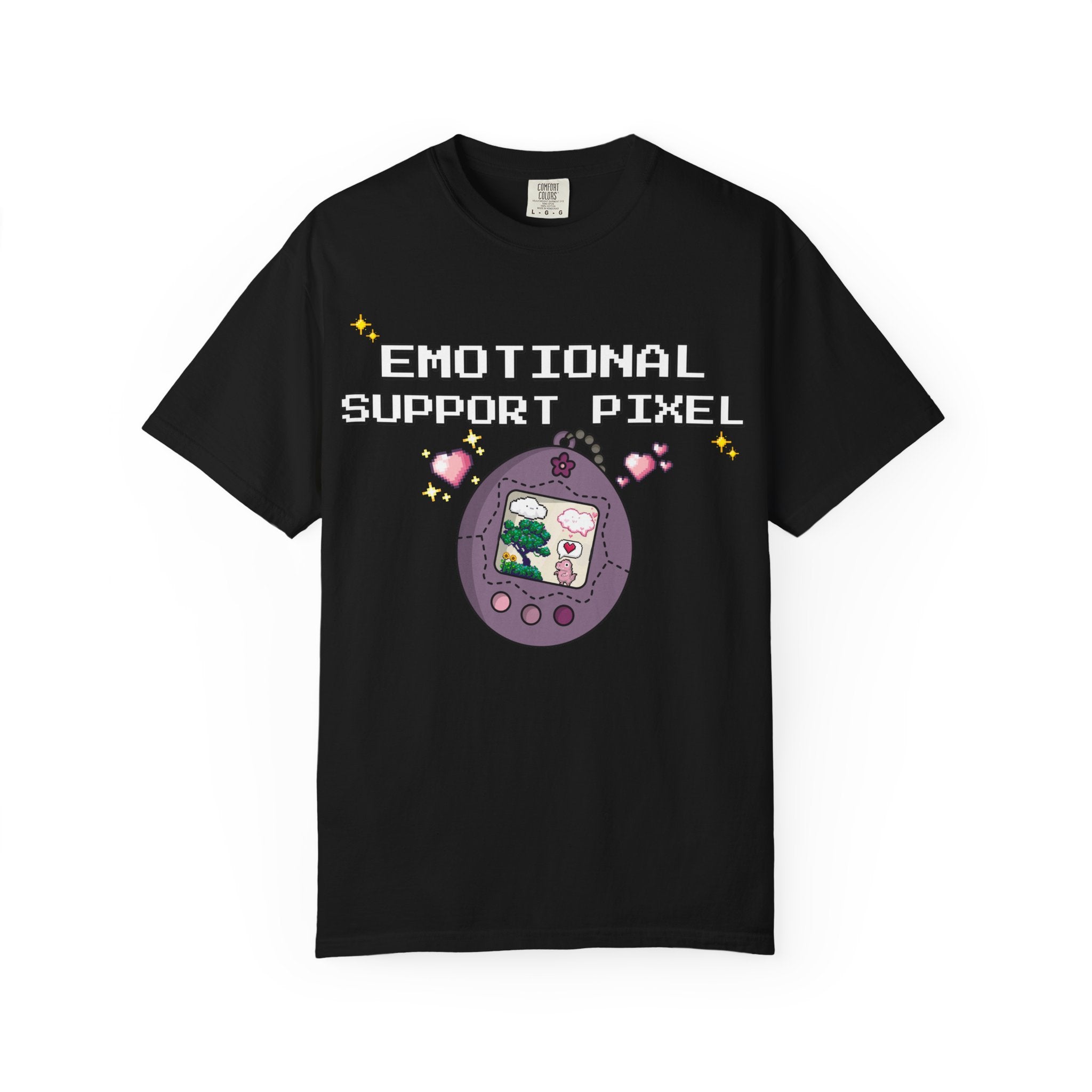 Emotional Support Pixel tee — product photo 6