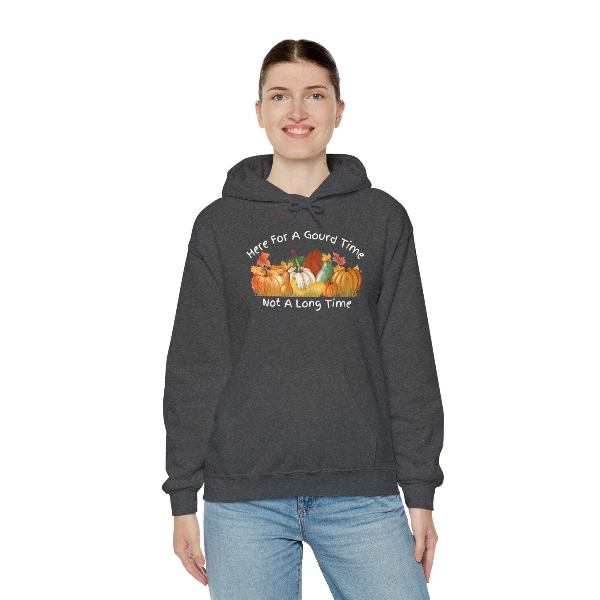 Here for a Gourd Time pumpkin hoodie — product photo 22