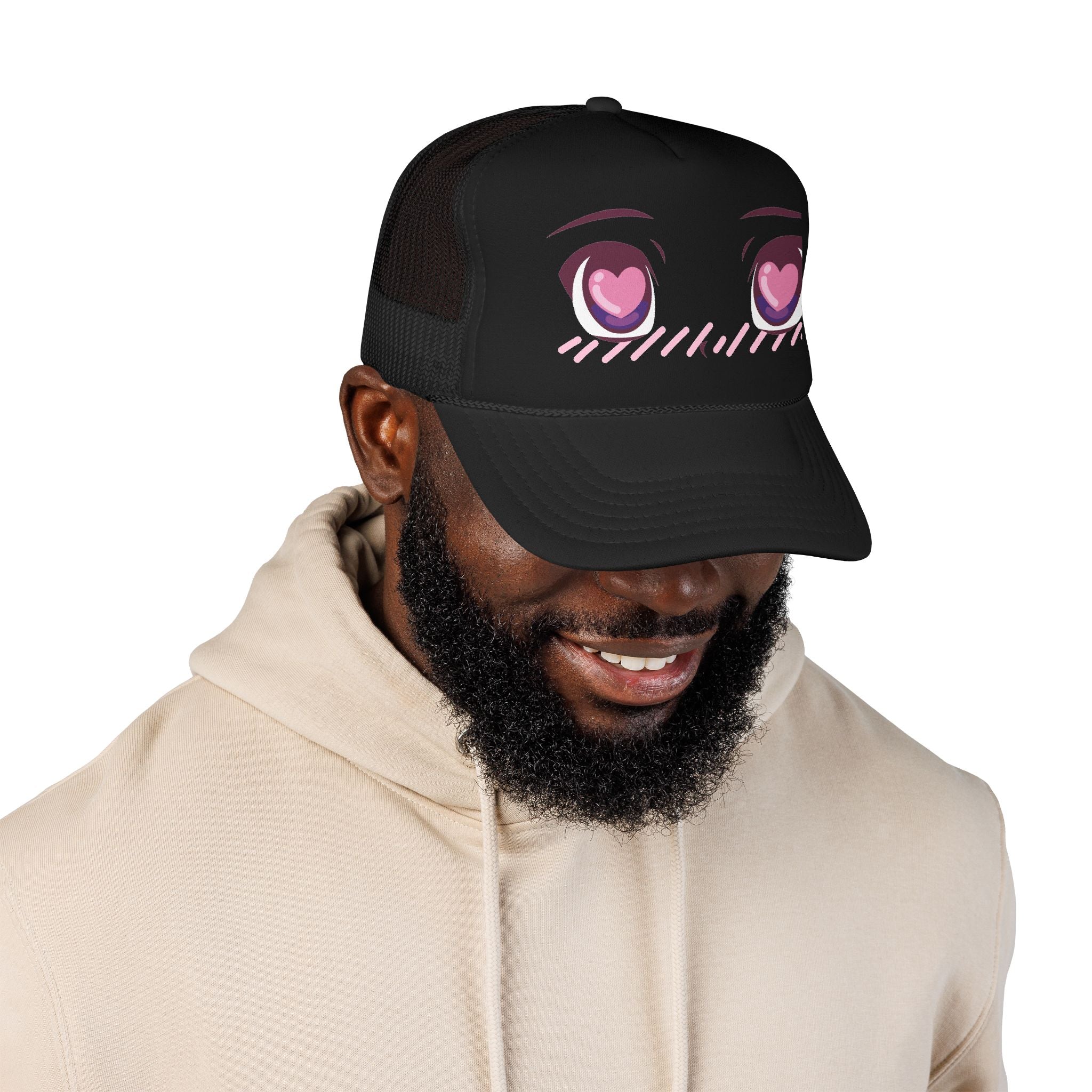 Heart Eyes trucker hat — product photo 14