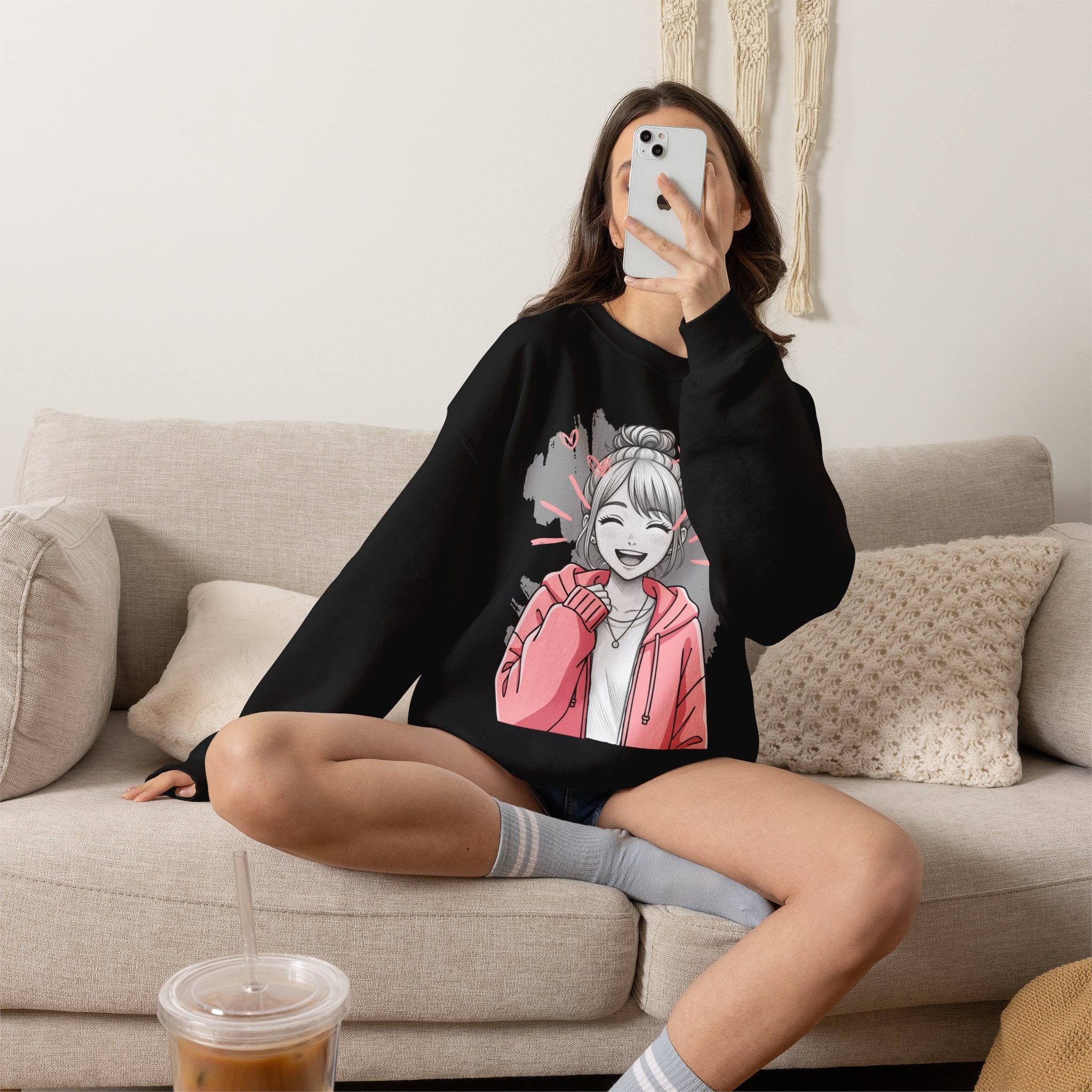 Kawaii Anime Girl sweatshirt — product photo 19