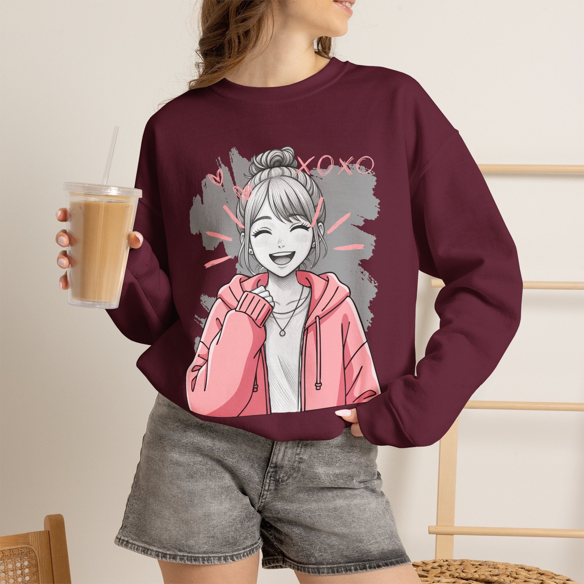 Kawaii Anime Girl sweatshirt — product photo 32
