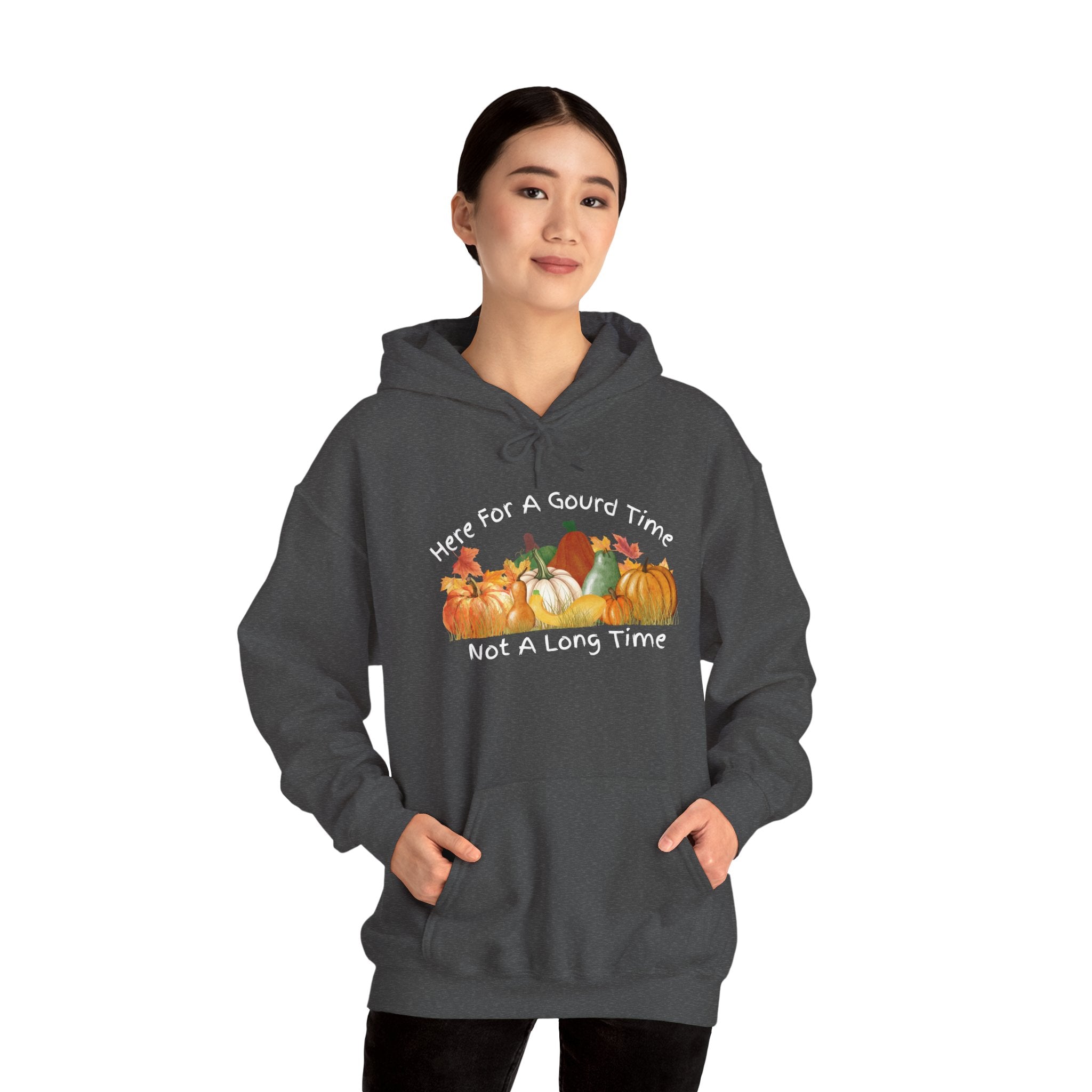 Here for a Gourd Time pumpkin hoodie — product photo 20