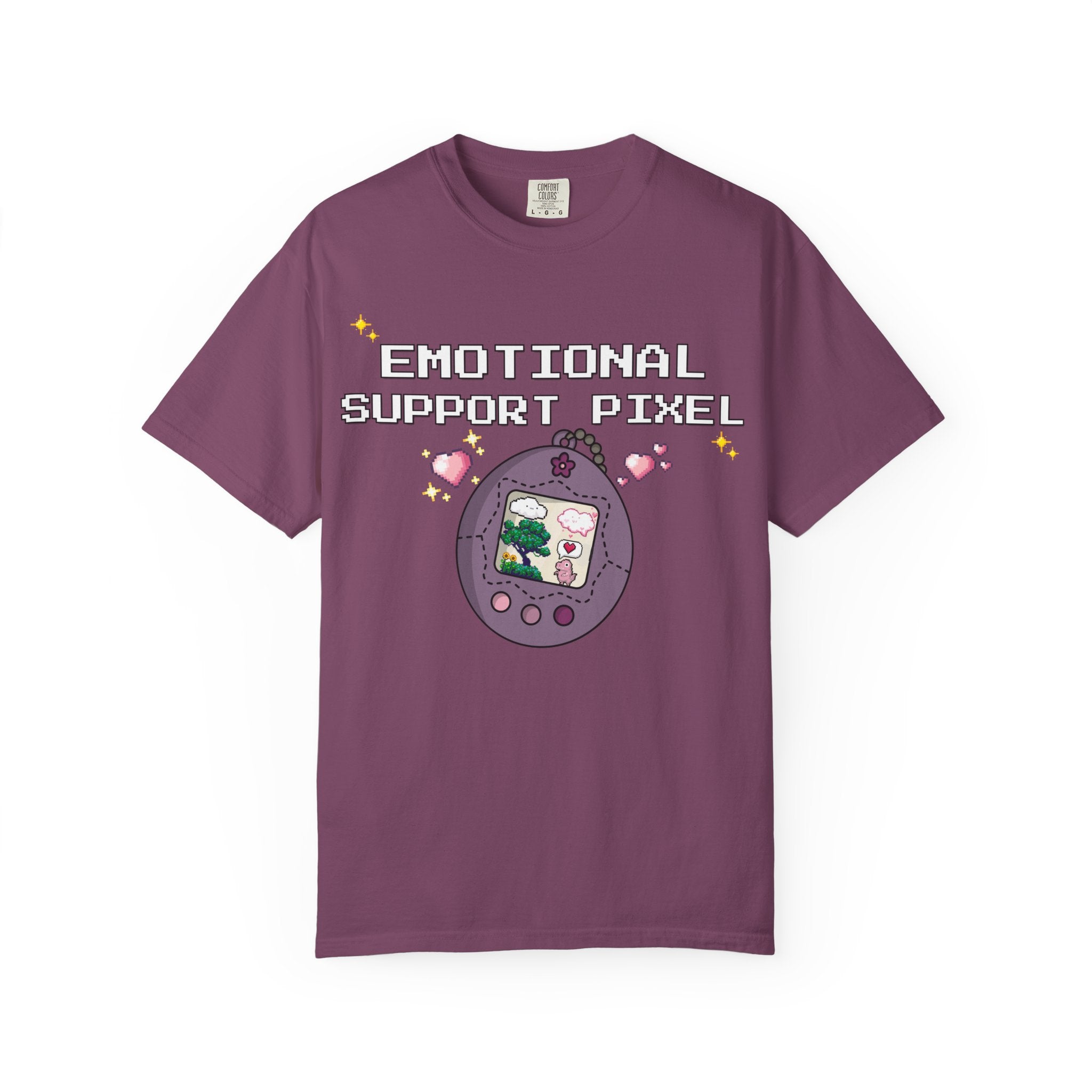 Emotional Support Pixel tee — product photo 10