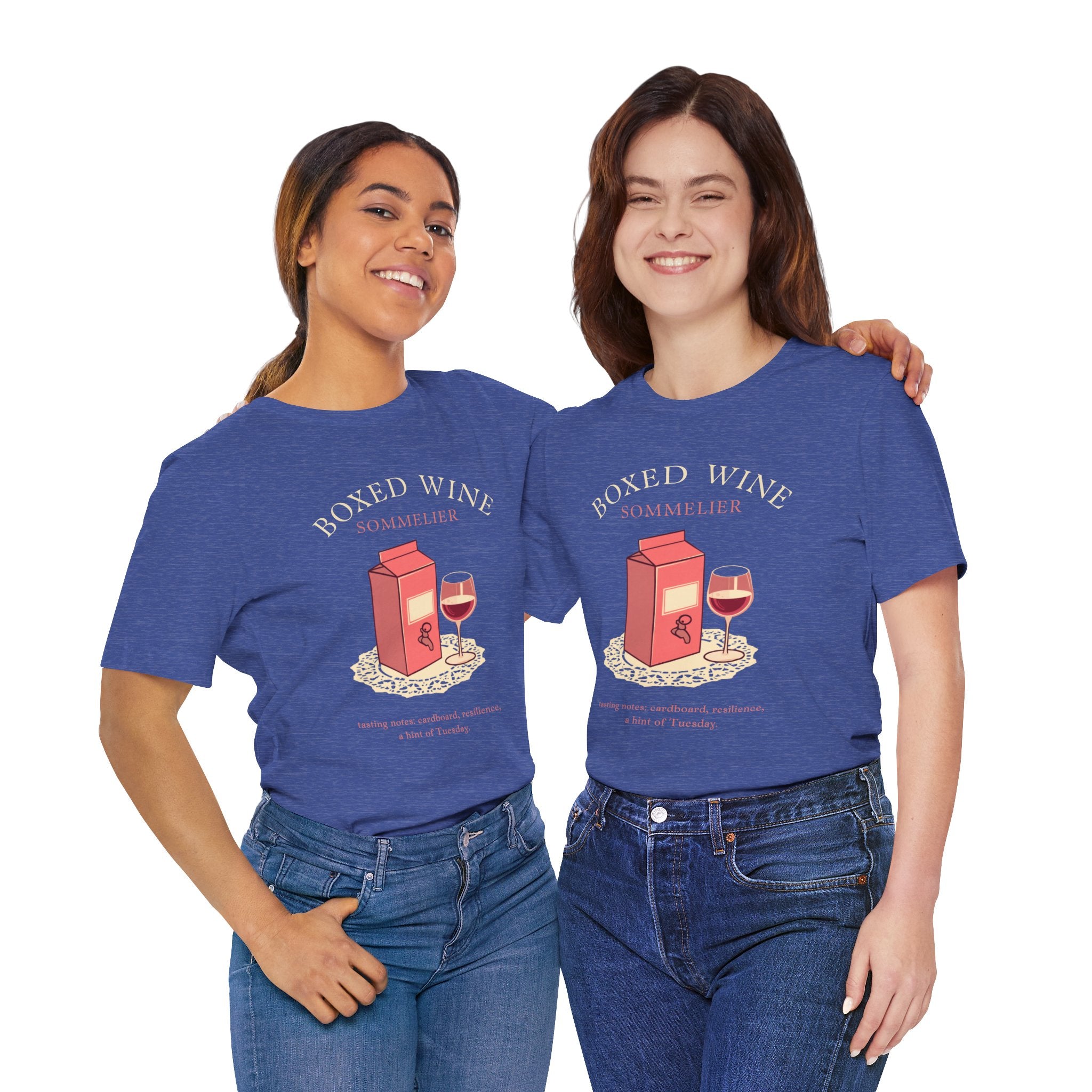 Boxed Wine Sommelier tee — product photo 27