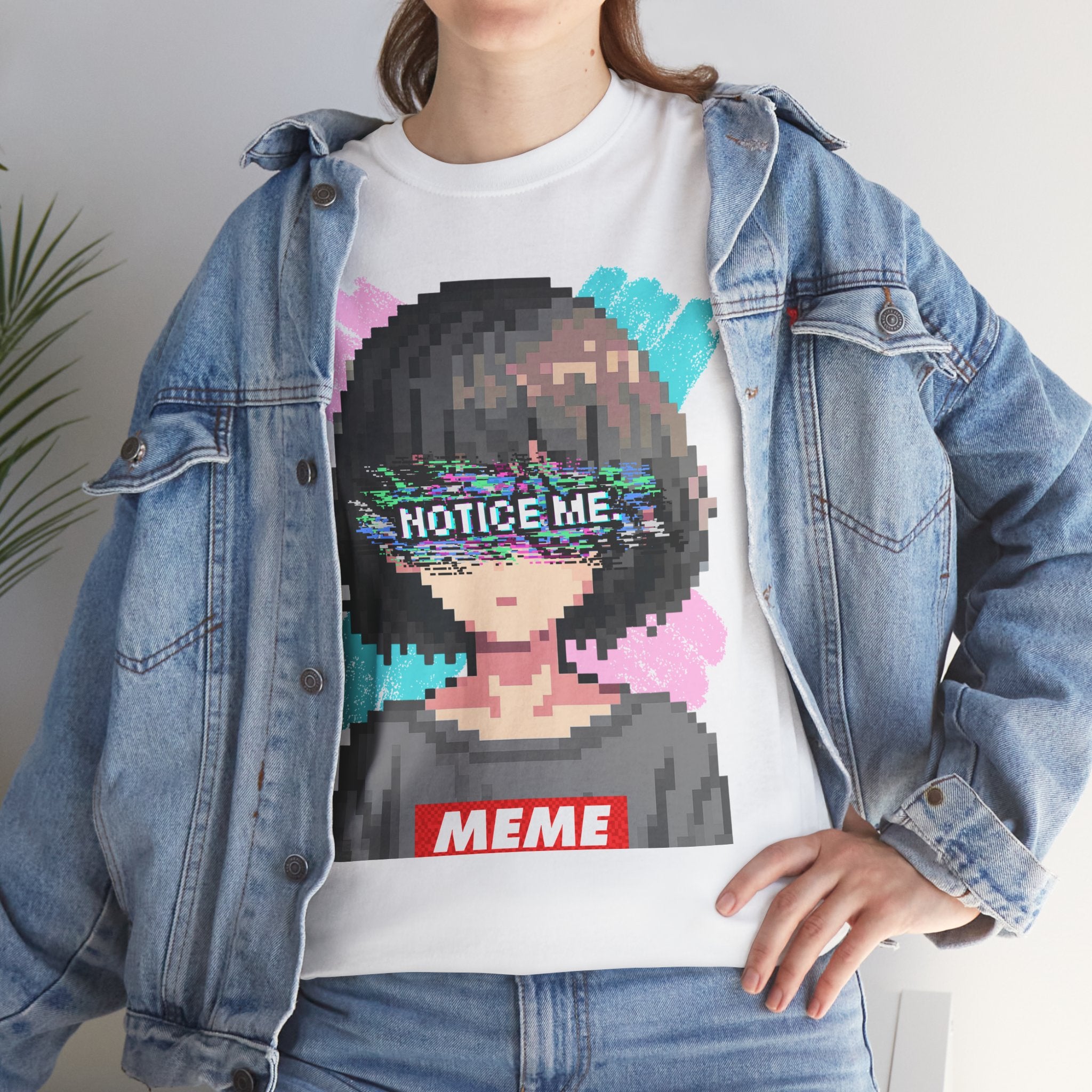 Pixel Anime Girl tee — product photo 20