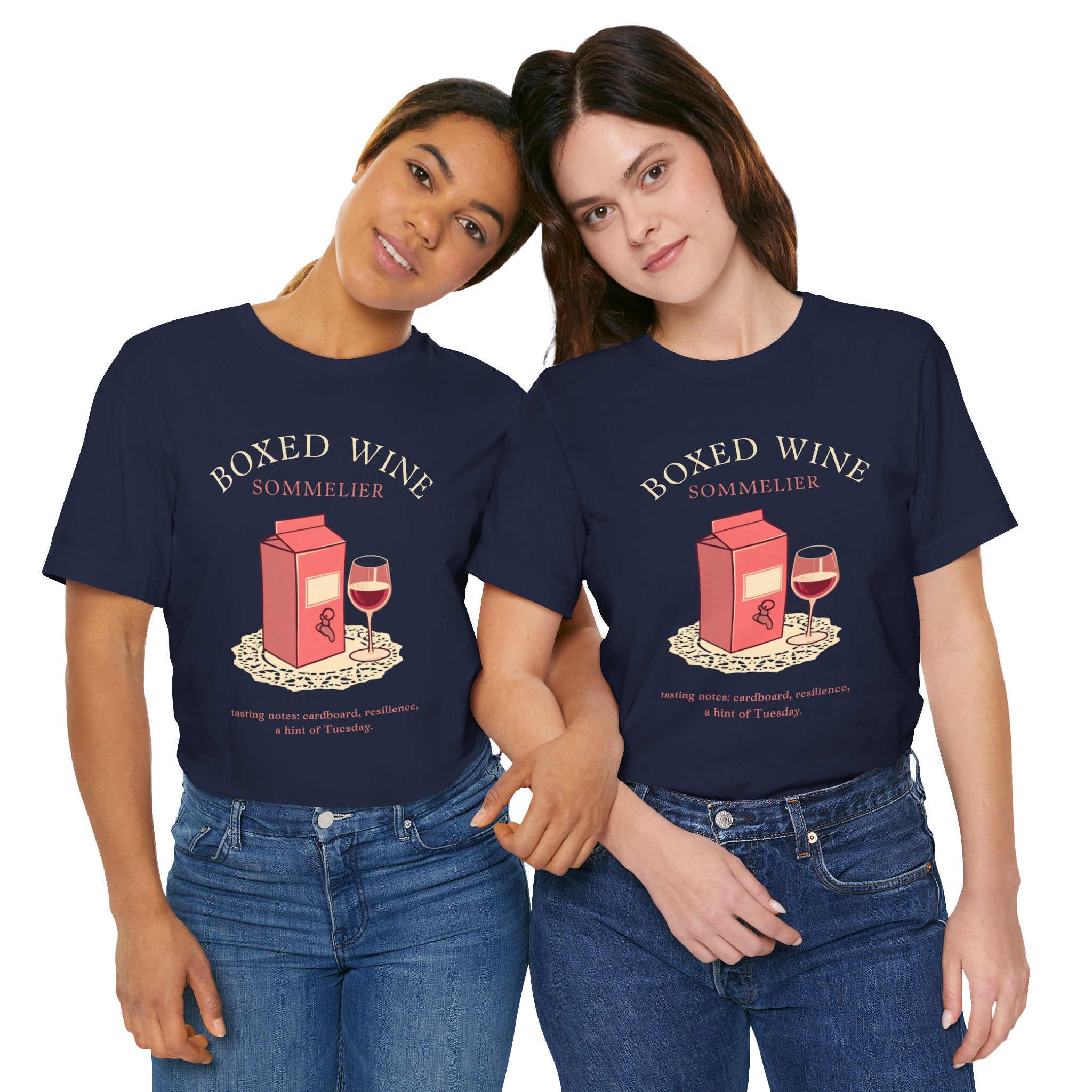 Boxed Wine Sommelier tee — product photo 36