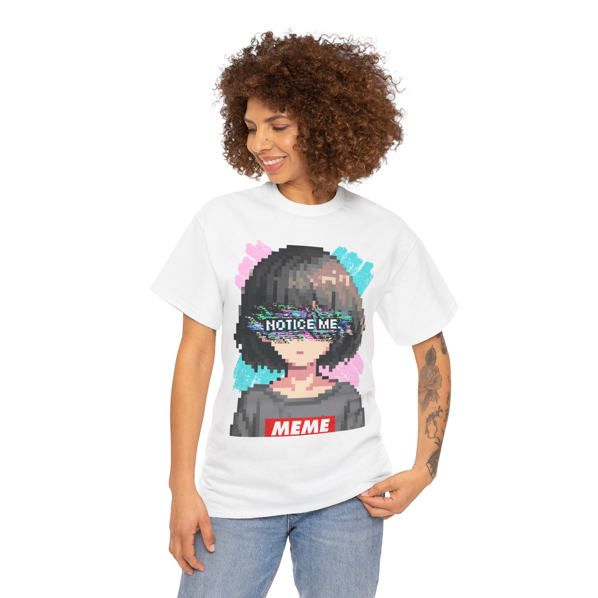 Pixel Anime Girl tee — product photo 18