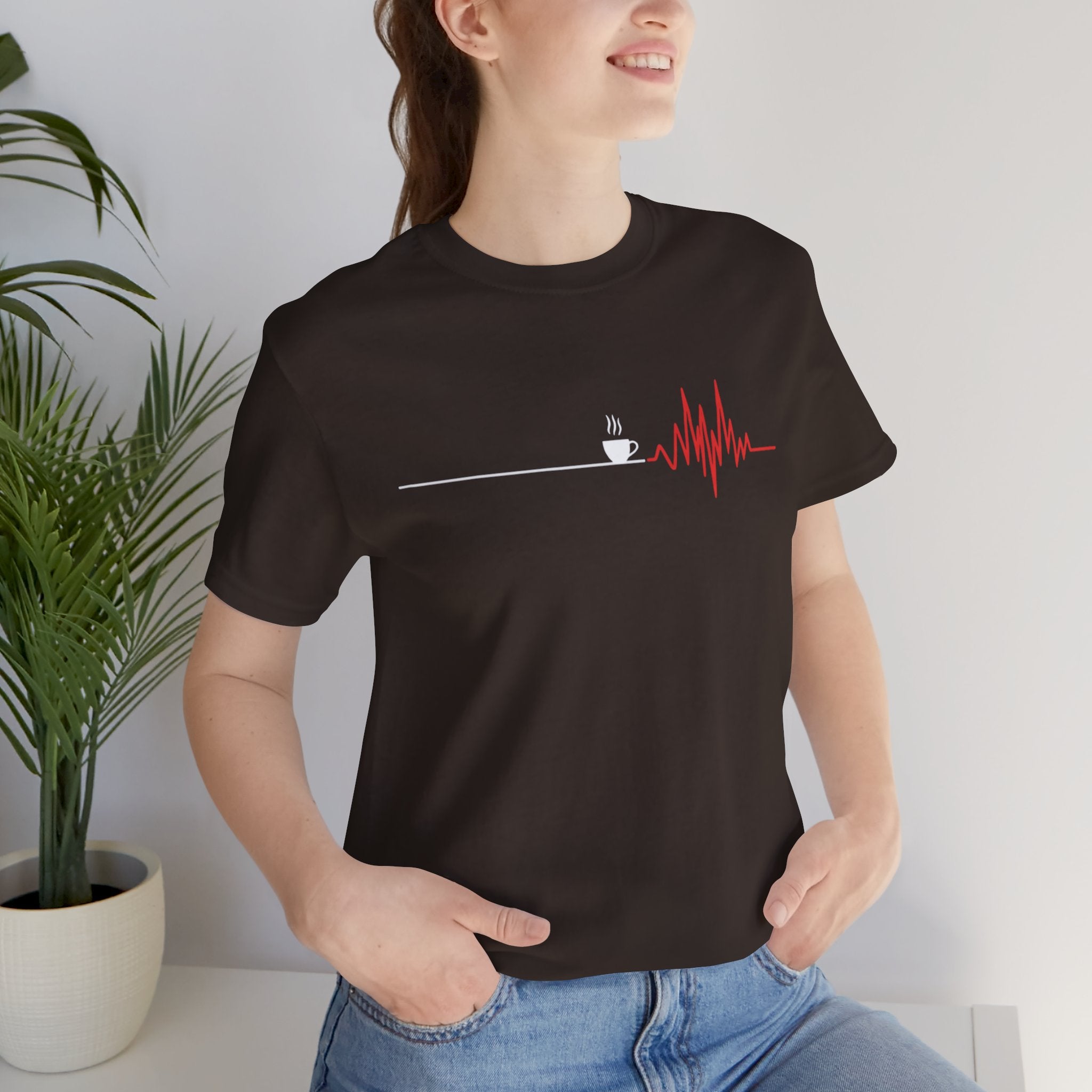 Coffee Heartbeat tee — product photo 16
