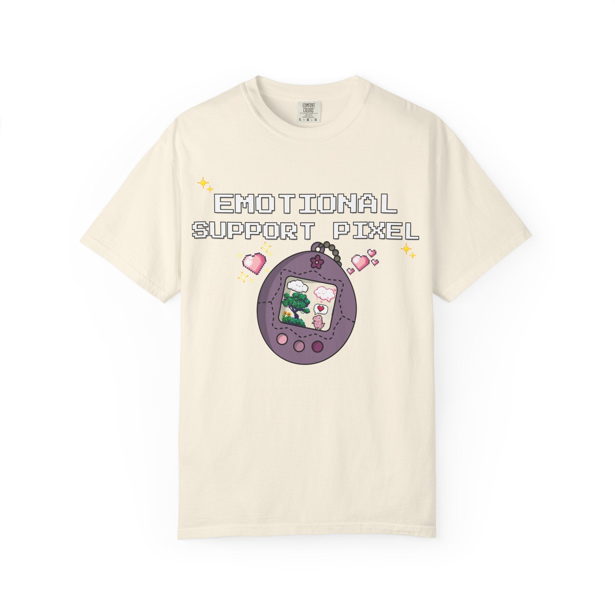 Emotional Support Pixel tee — product photo 2