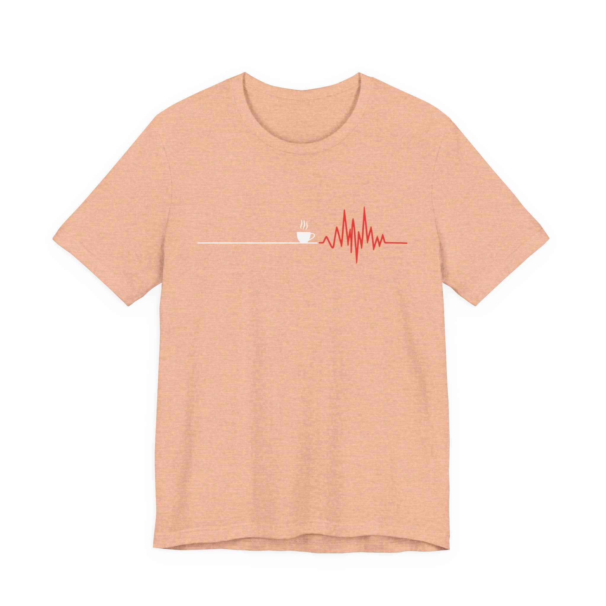 Coffee Heartbeat tee — product photo 3