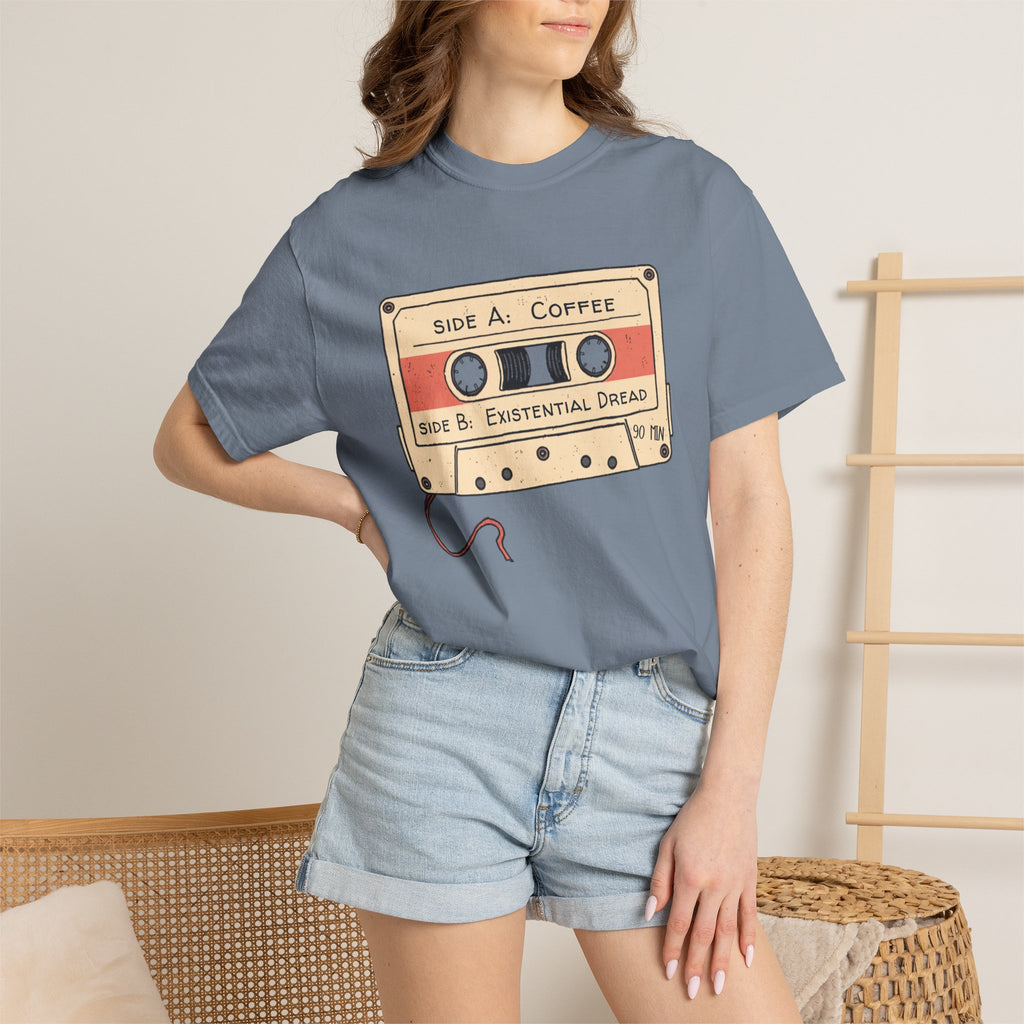 Coffee & Existential Dread cassette tee — product photo 33