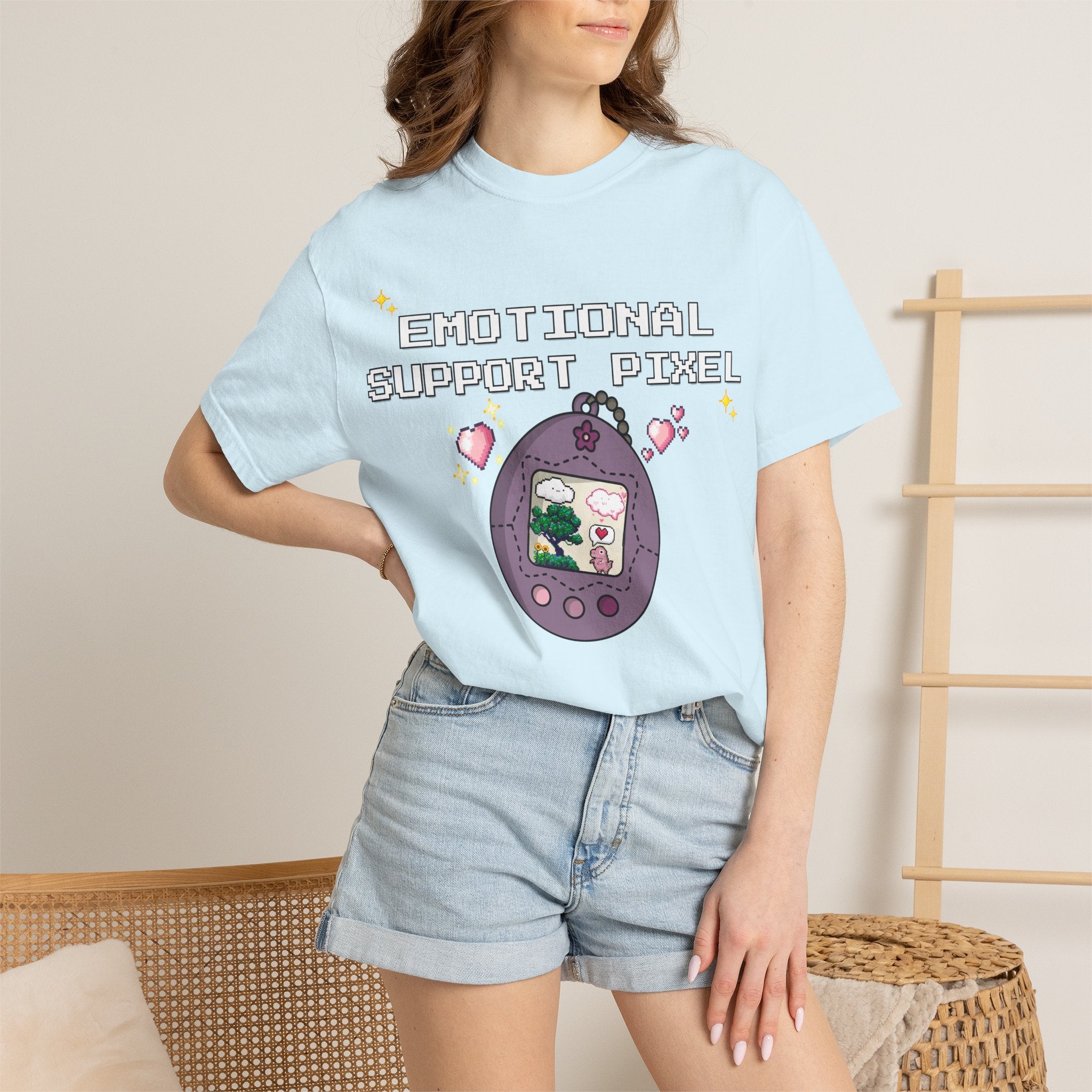 Emotional Support Pixel tee — product photo 25
