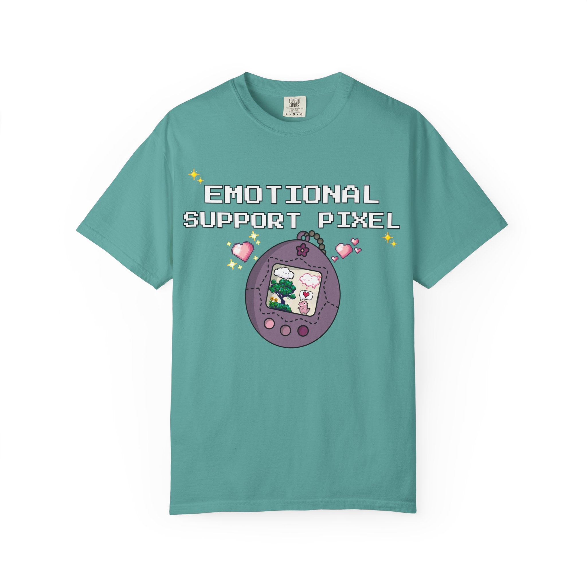 Emotional Support Pixel tee — product photo 4