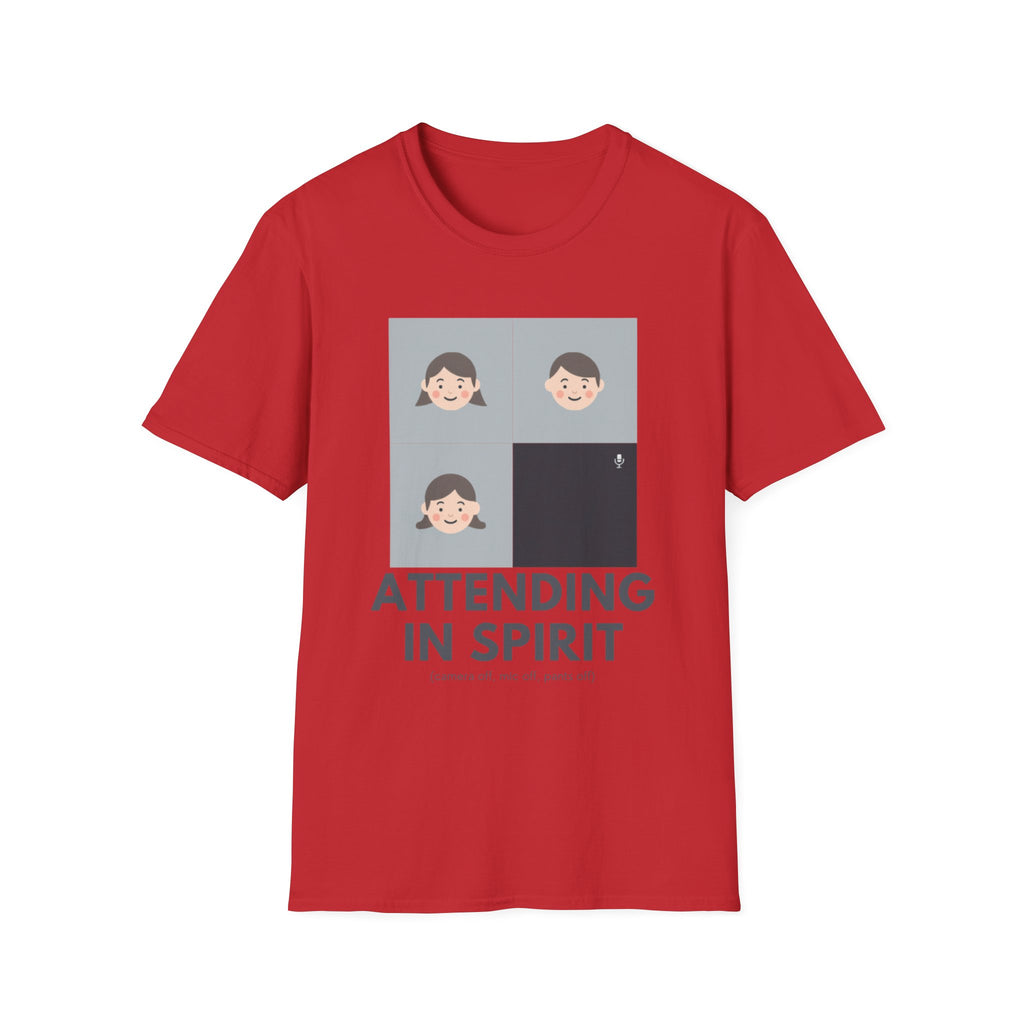 Attending in Spirit tee — size and fit guide