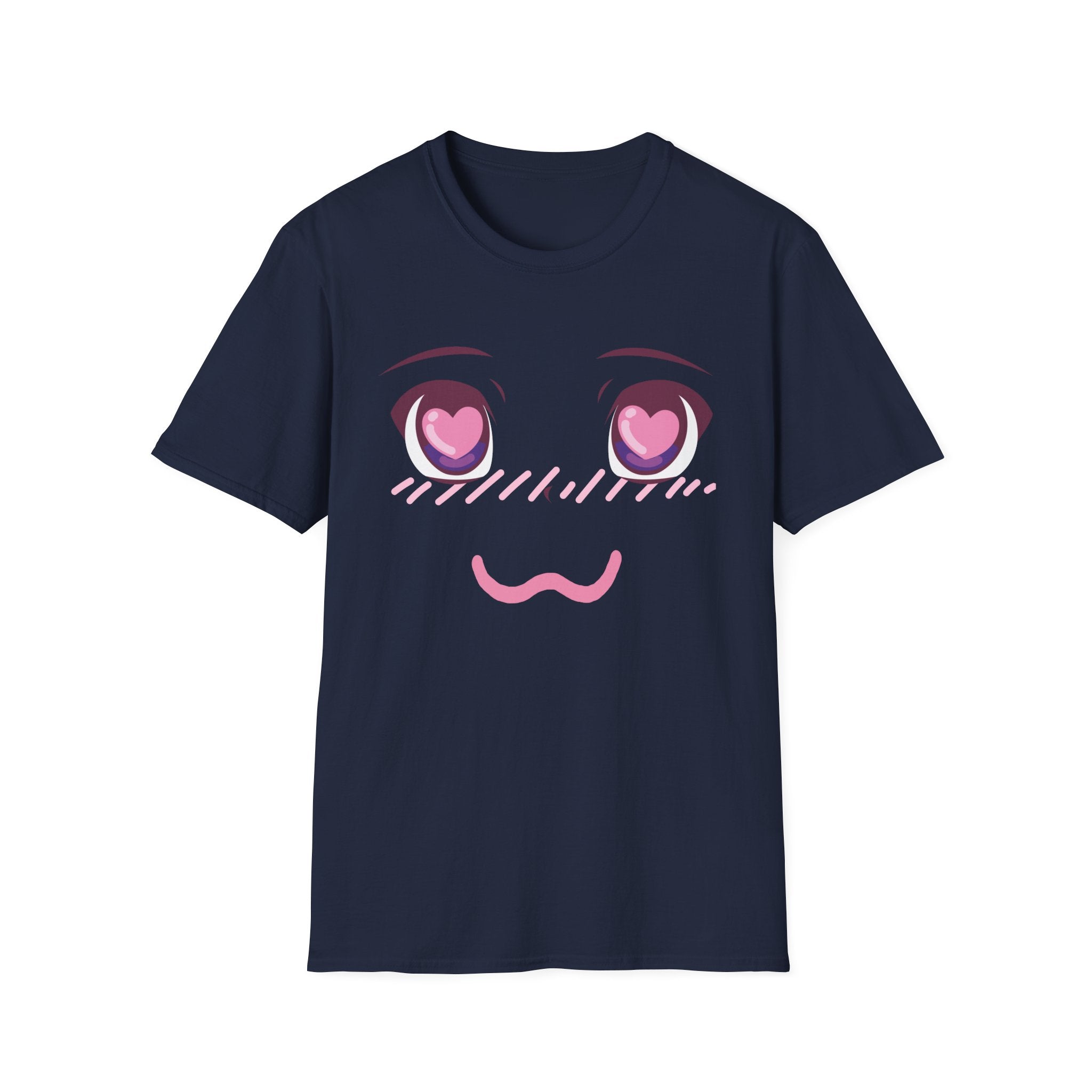 Kawaii Heart Eyes tee — size and fit guide