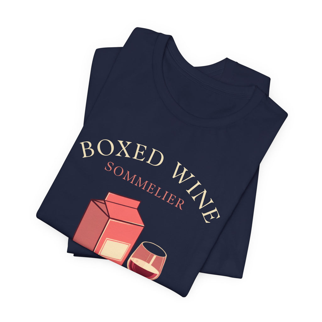 Boxed Wine Sommelier tee — product photo 34