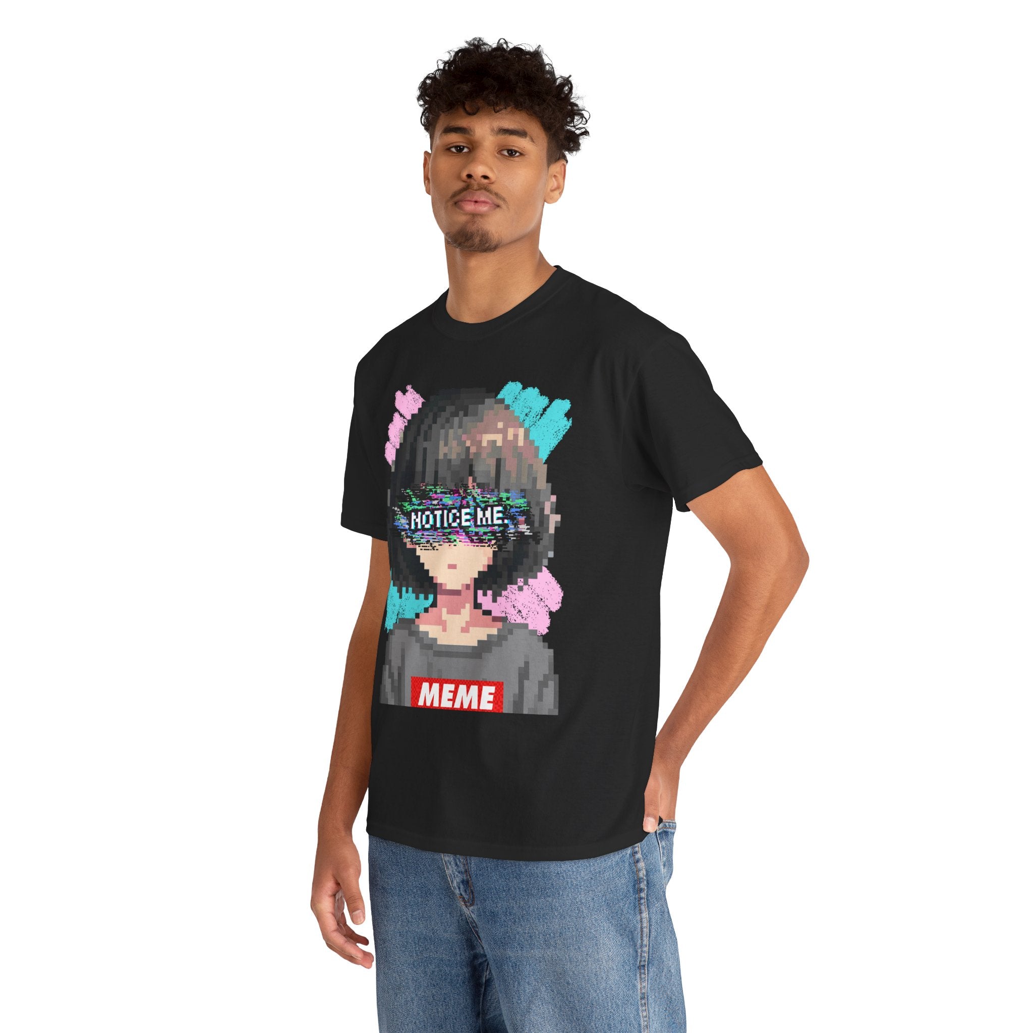 Pixel Anime Girl tee — product photo 25