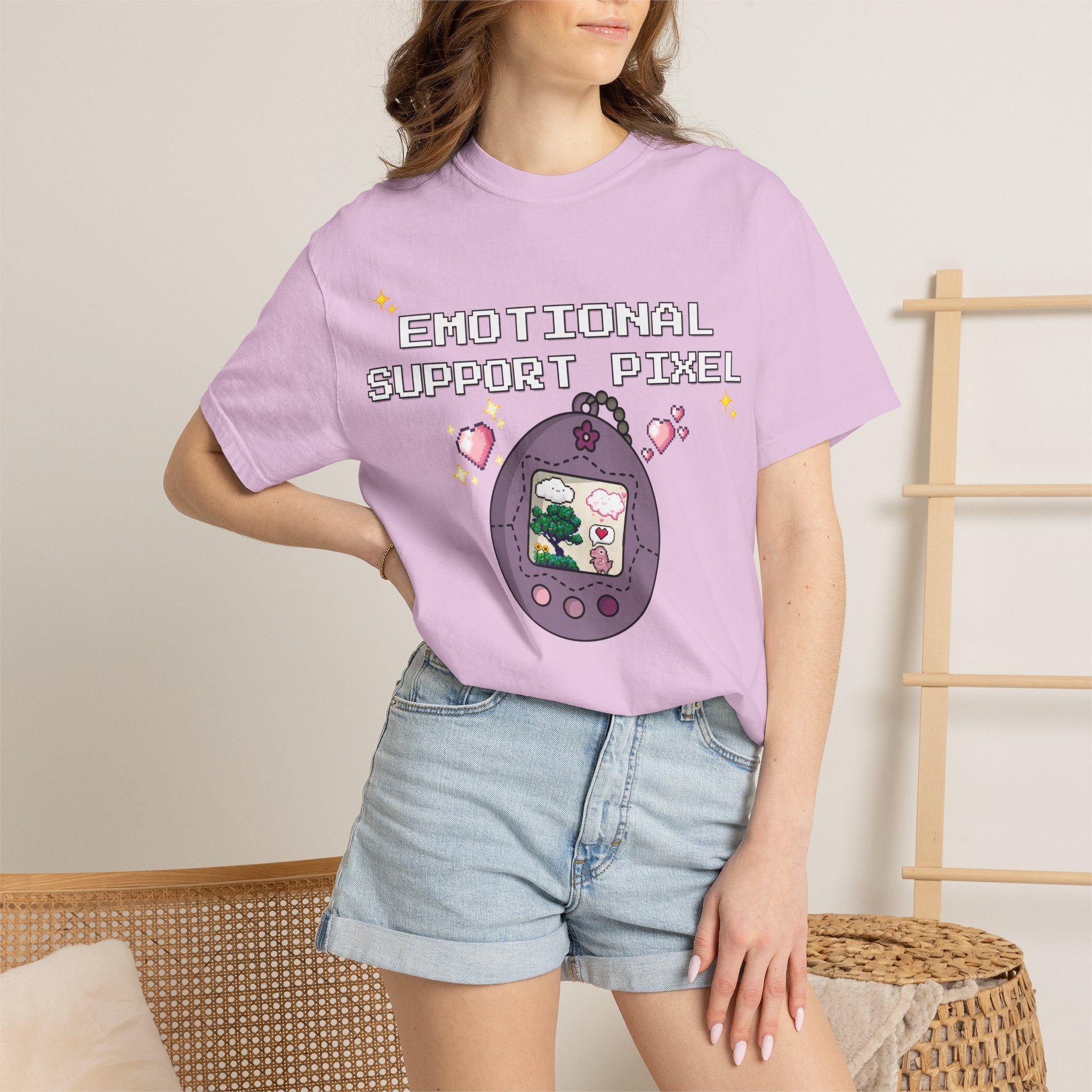 Emotional Support Pixel tee — product photo 34