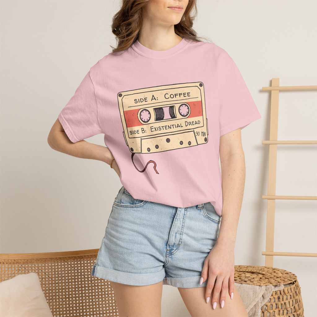 Coffee & Existential Dread cassette tee — product photo 45