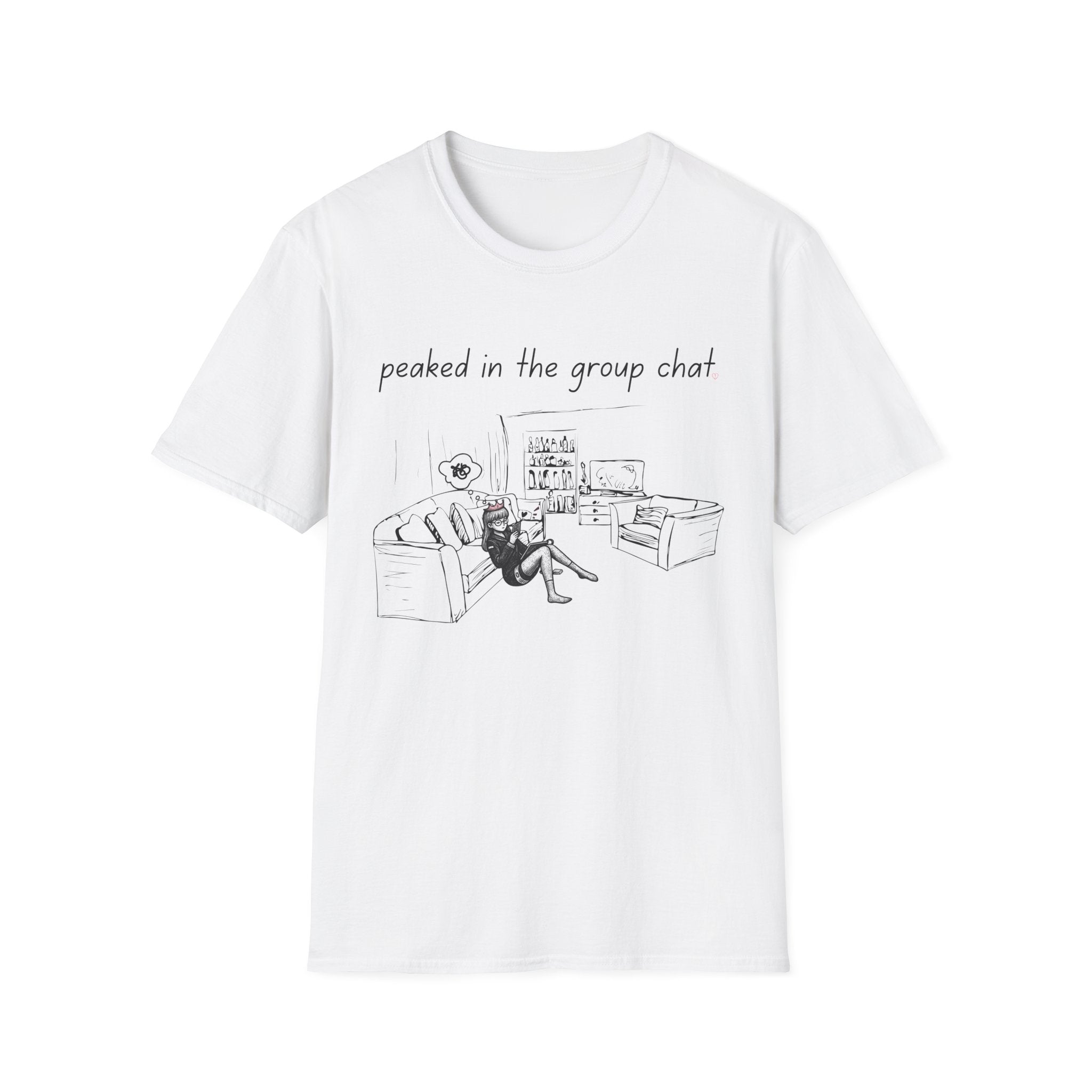 Peaked in the Group Chat tee — product photo 3