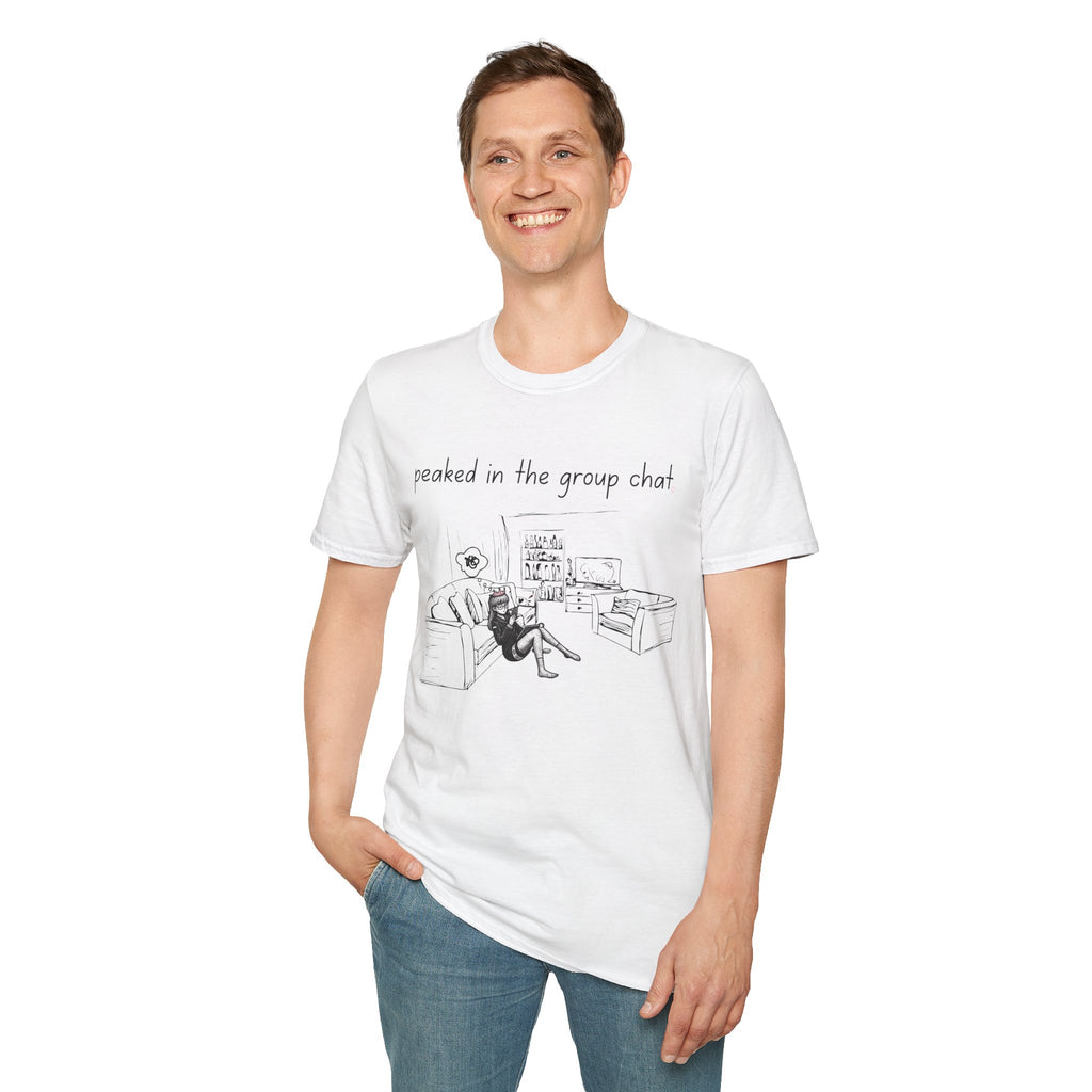 Peaked in the Group Chat tee — product photo 7