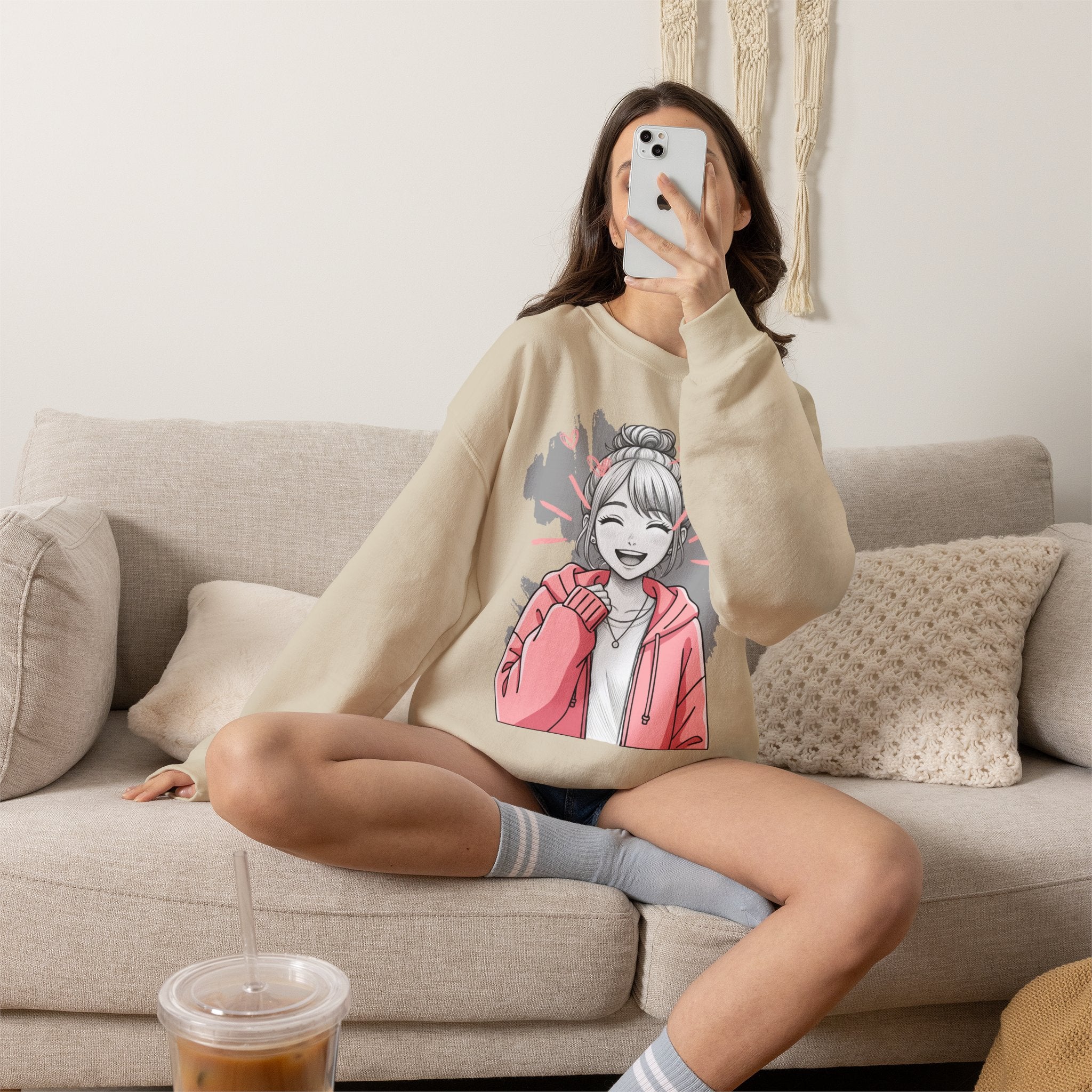 Kawaii Anime Girl sweatshirt — product photo 26