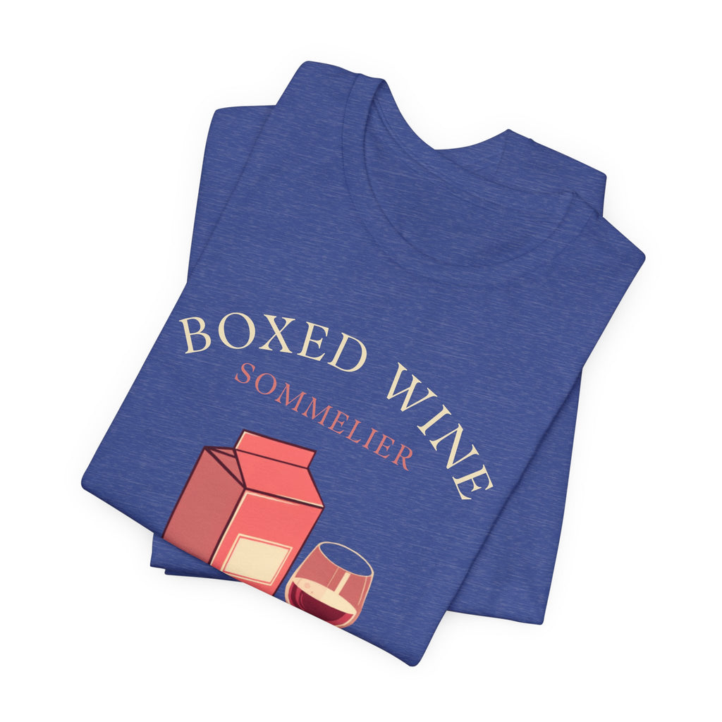 Boxed Wine Sommelier tee — product photo 24